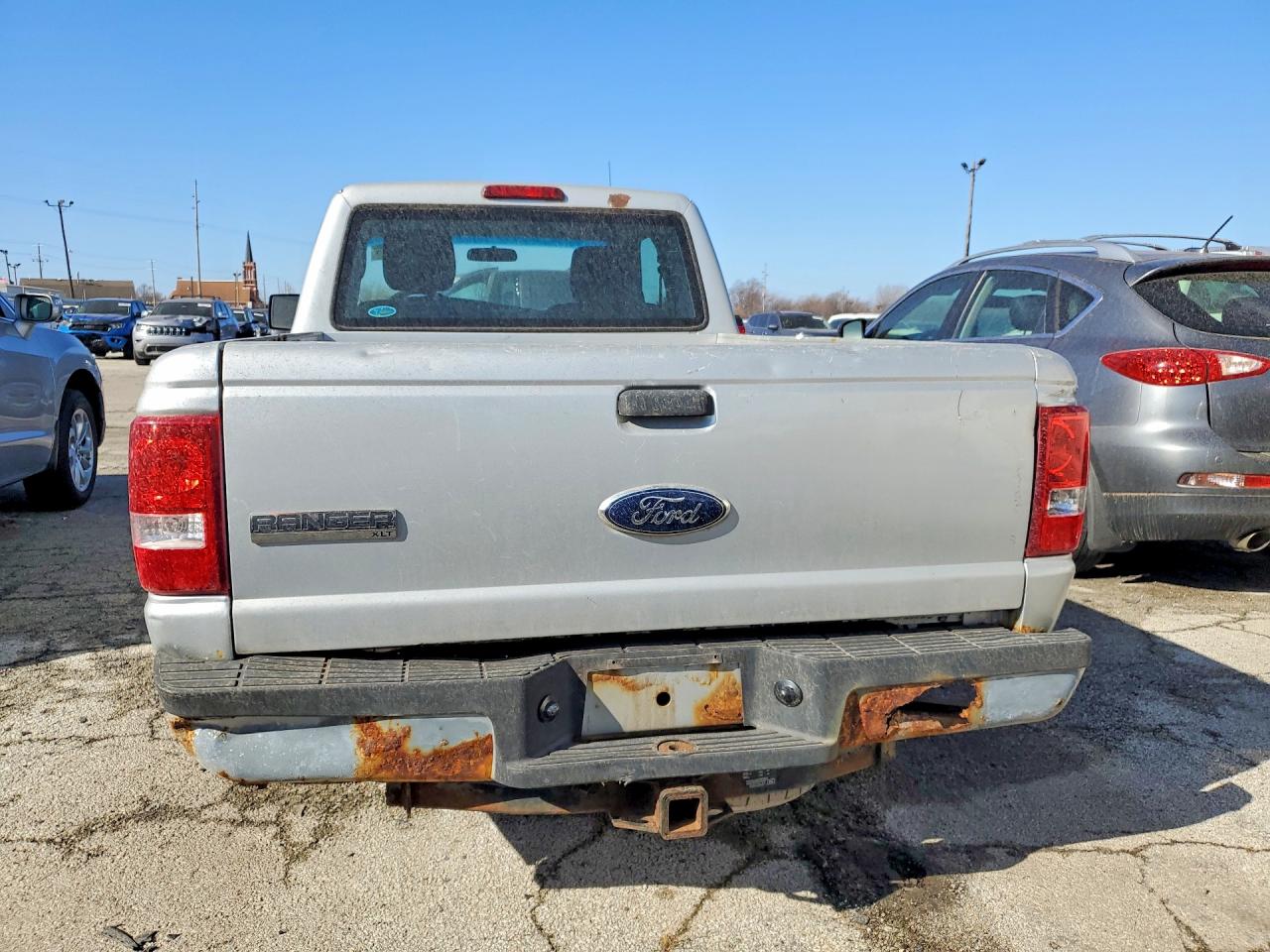2011 Ford Ranger Super Cab Серебряный vin: 1FTKR1ED0BPA71158