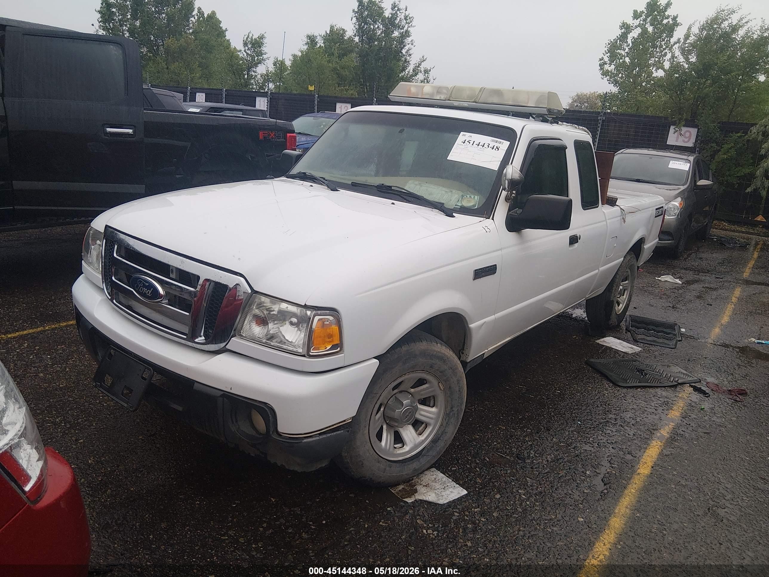 2011 Ford Ranger Xlt White vin: 1FTKR1ED0BPB05101