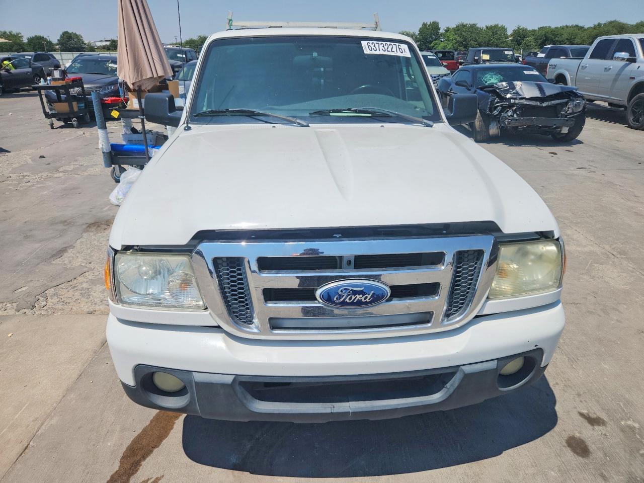 2010 Ford Ranger Super Cab Белый vin: 1FTKR1ED2APA31856