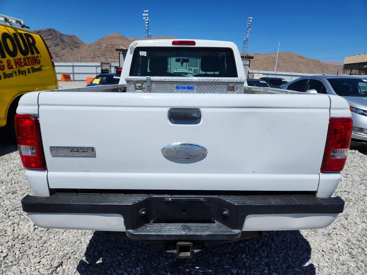 2010 Ford Ranger Super Cab White vin: 1FTKR1ED2APA41321