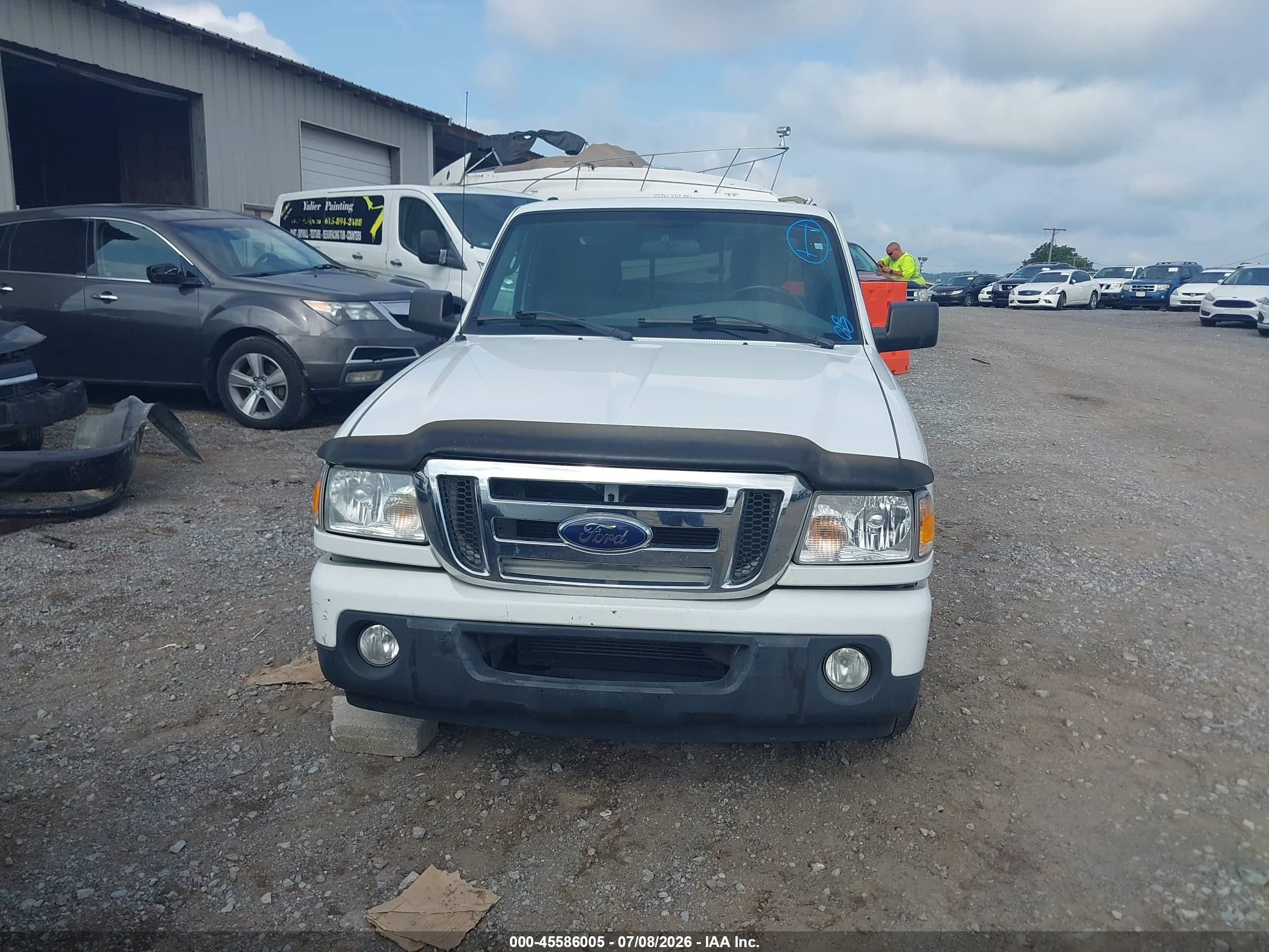2010 Ford Ranger Xl/xlt White vin: 1FTKR1ED2APA42419