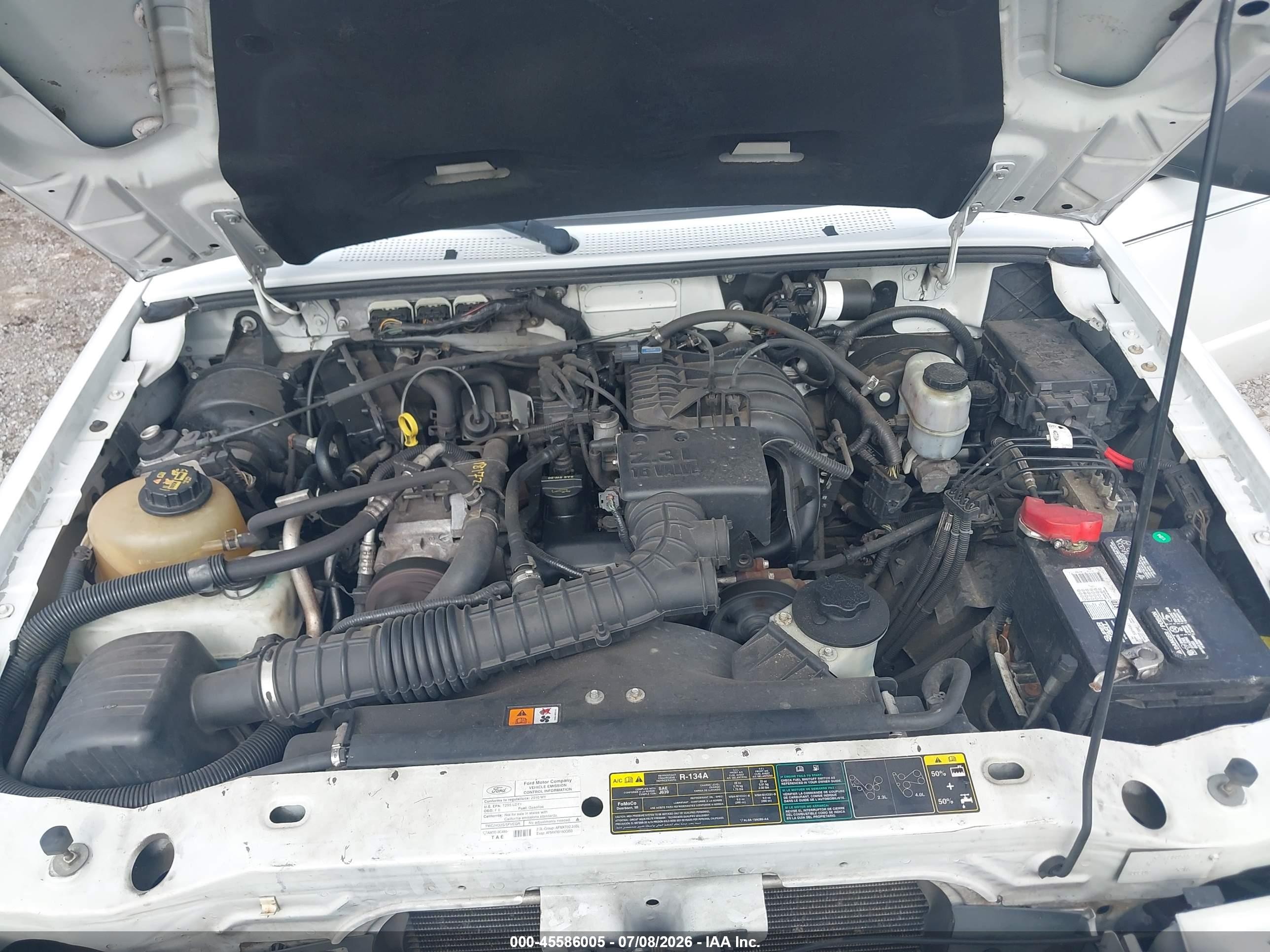 2010 Ford Ranger Xl/xlt White vin: 1FTKR1ED2APA42419