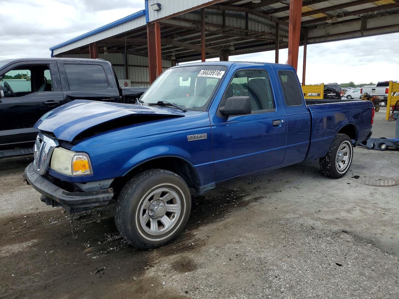2011 Ford Ranger Super Cab Blue vin: 1FTKR1ED2BPA75924