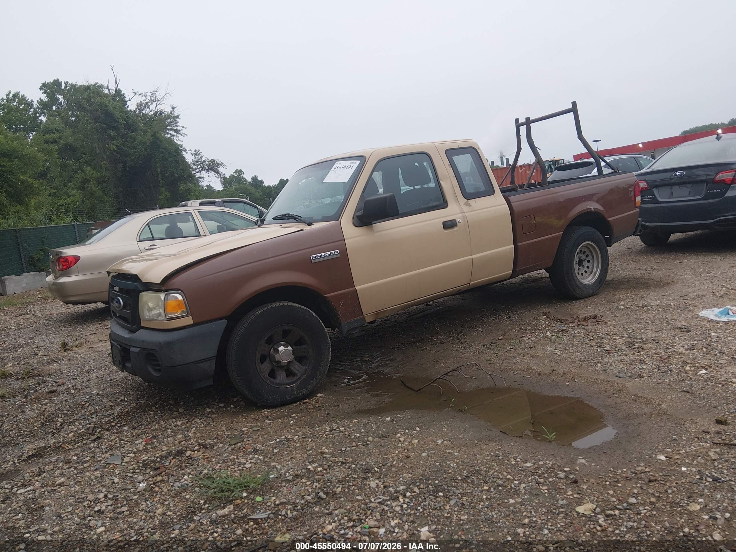 2010 Ford Ranger Xl/xlt Brown vin: 1FTKR1ED3APA72898
