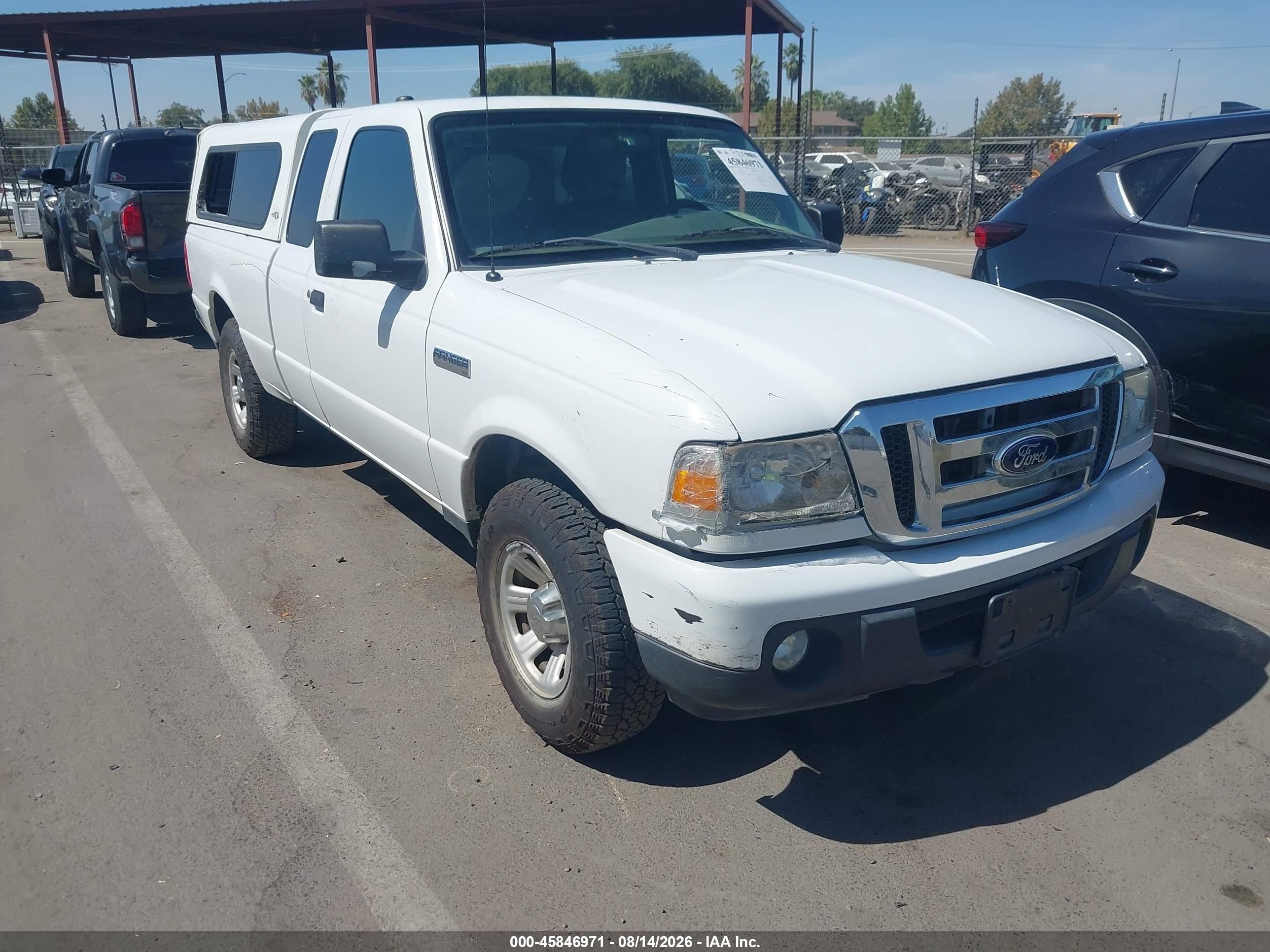 2011 Ford Ranger Xlt White vin: 1FTKR1ED4BPA35666