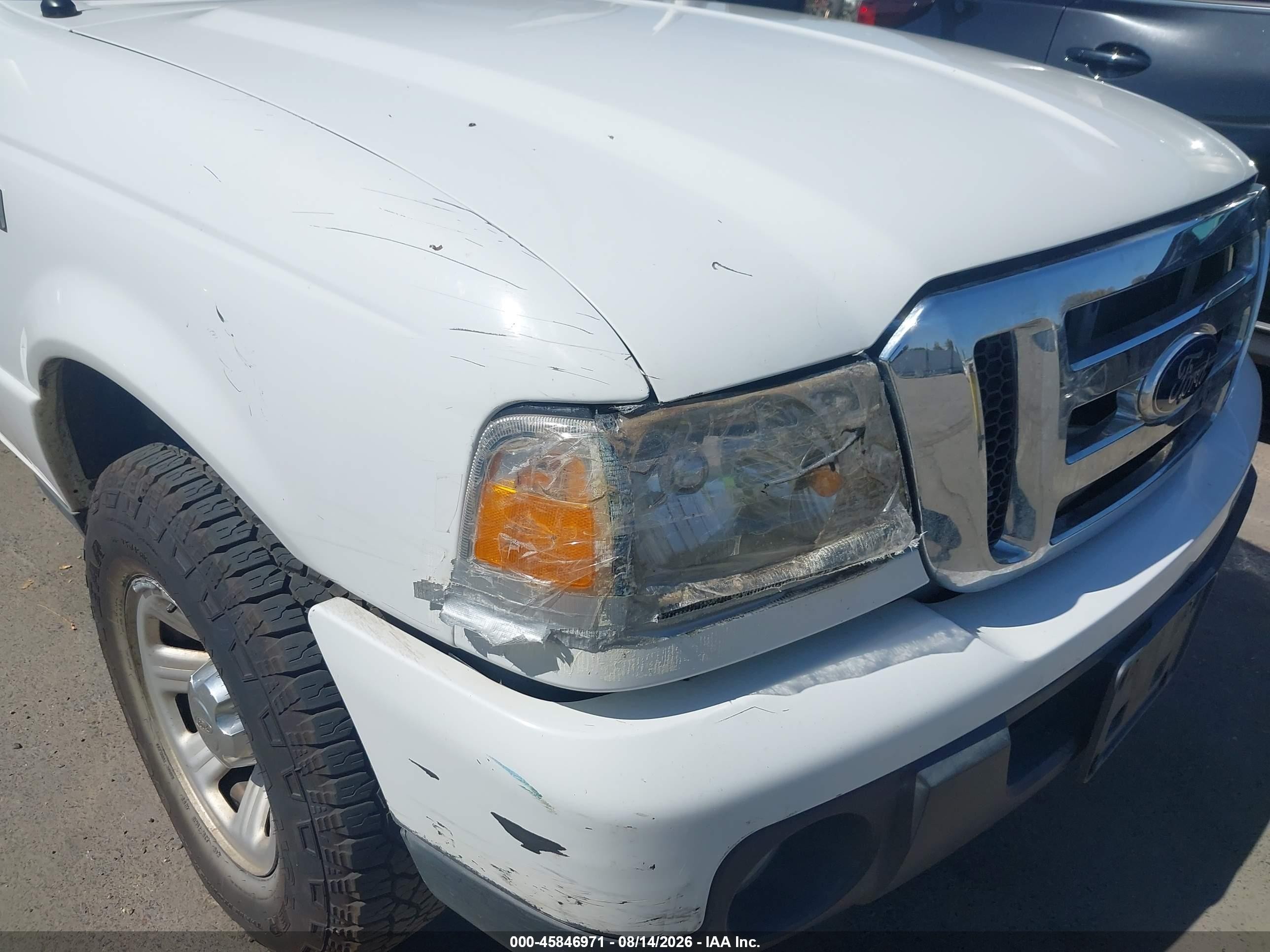 2011 Ford Ranger Xlt Белый vin: 1FTKR1ED4BPA35666