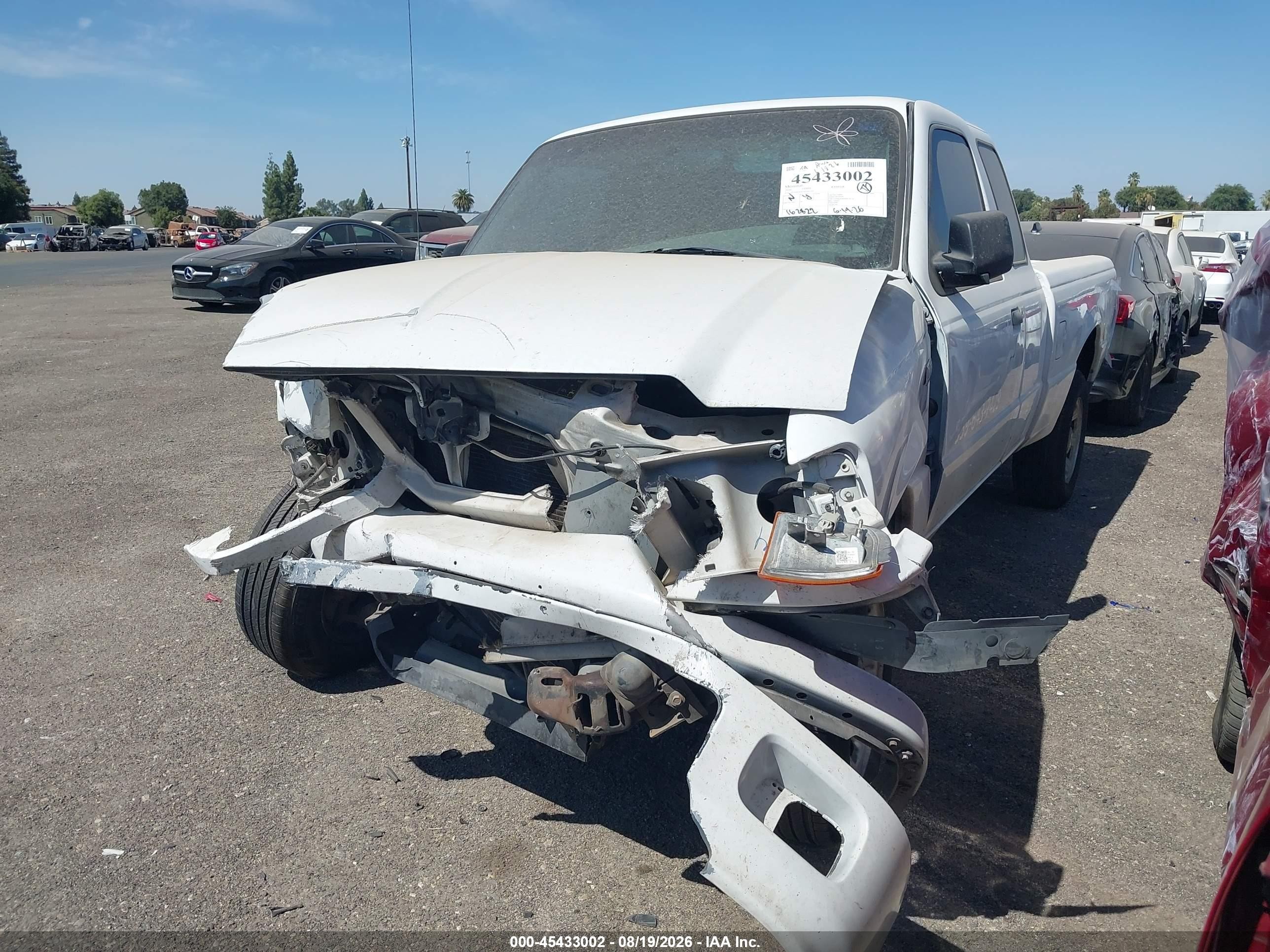 2010 Ford Ranger Xl/xlt White vin: 1FTKR1ED5APA41460
