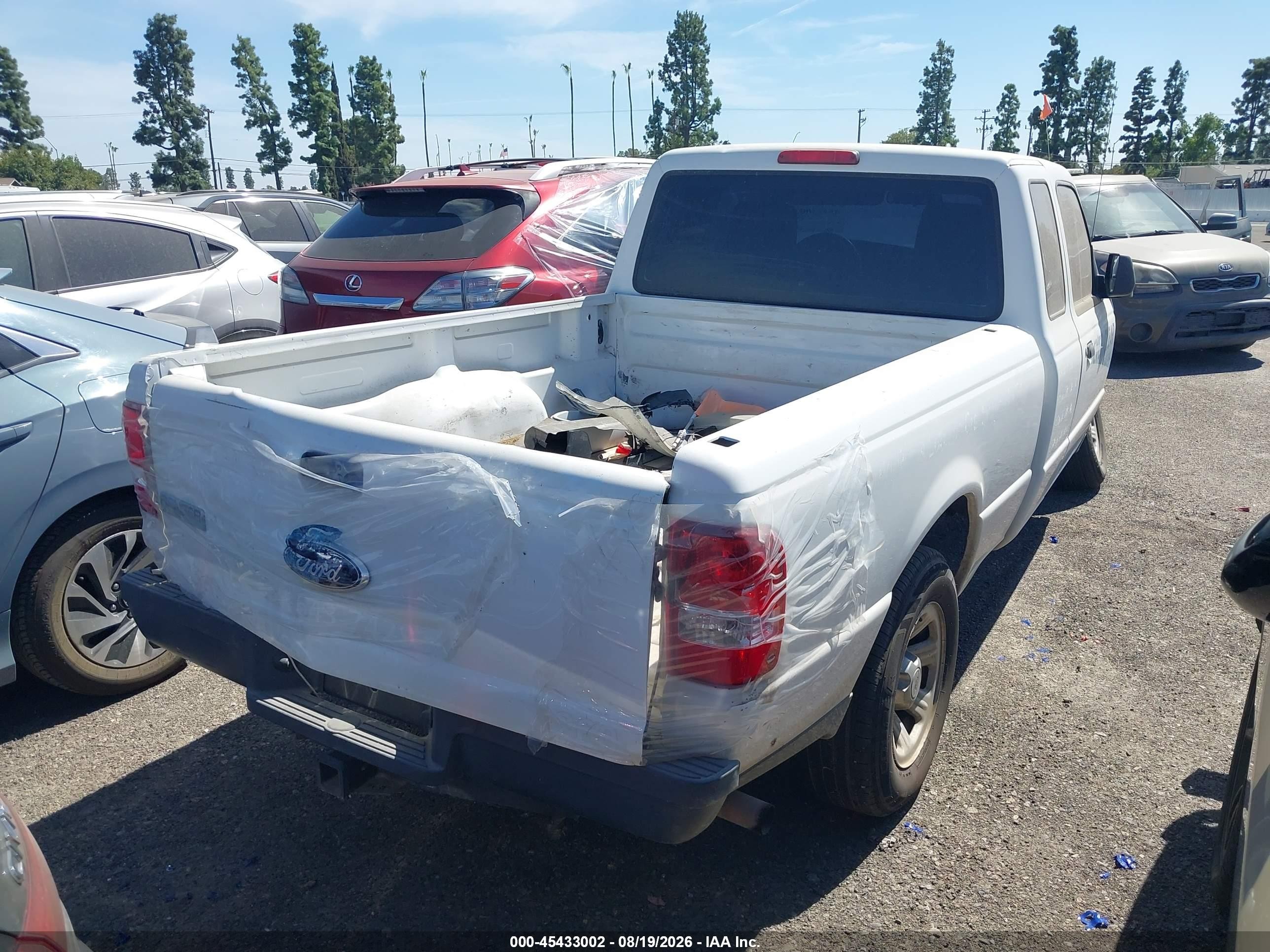 2010 Ford Ranger Xl/xlt White vin: 1FTKR1ED5APA41460