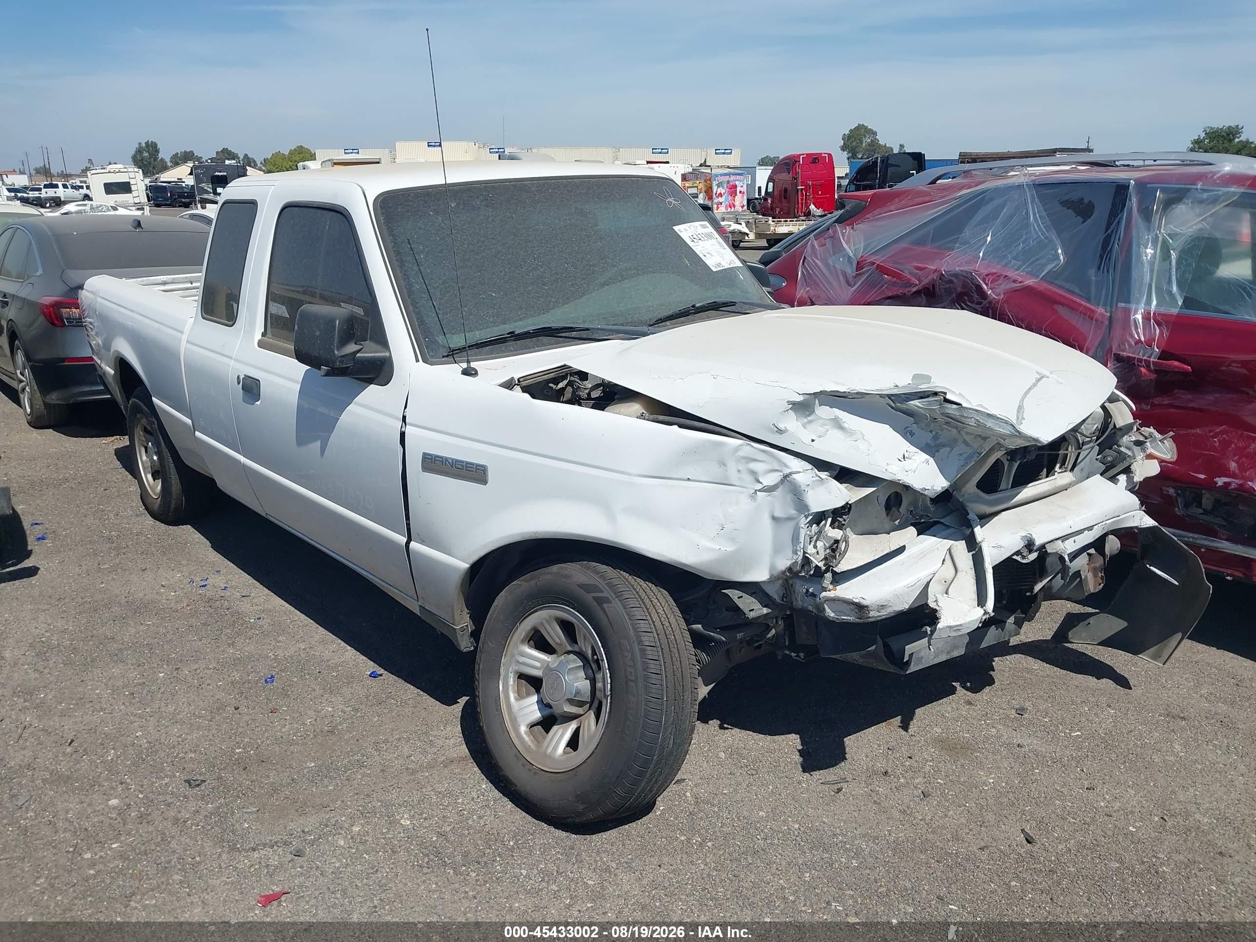 2010 Ford Ranger Xl/xlt White vin: 1FTKR1ED5APA41460