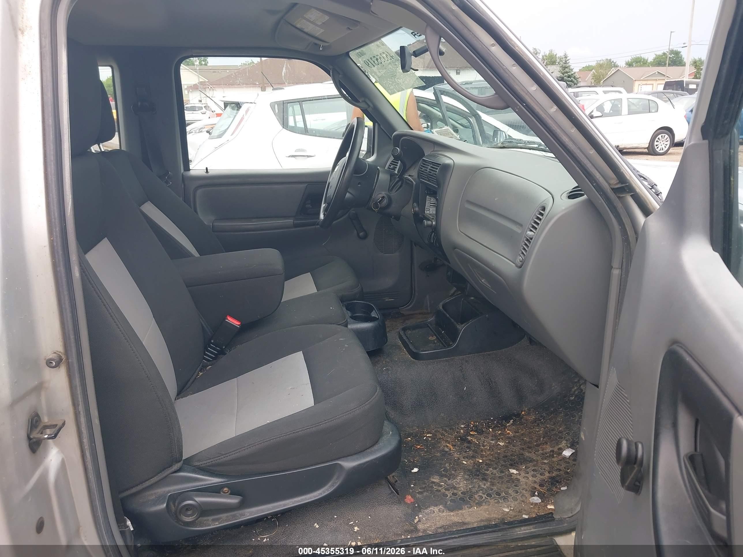 2010 Ford Ranger Xl/xlt Silver vin: 1FTKR1ED5APA63152