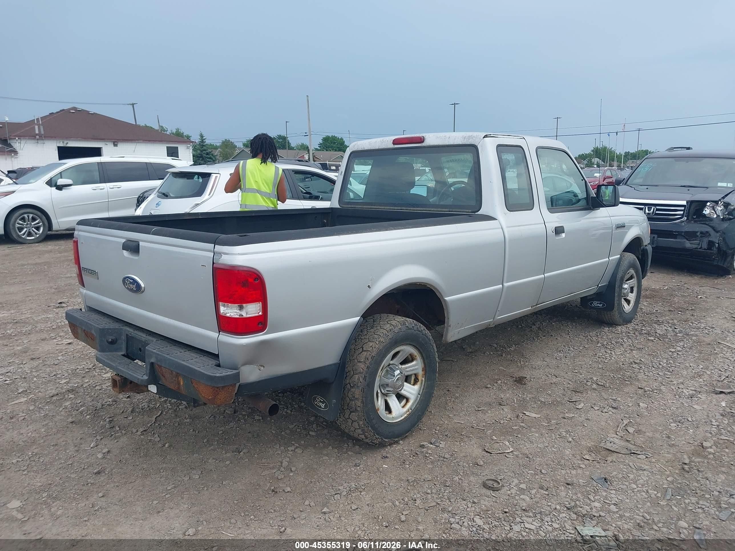 2010 Ford Ranger Xl/xlt Silver vin: 1FTKR1ED5APA63152