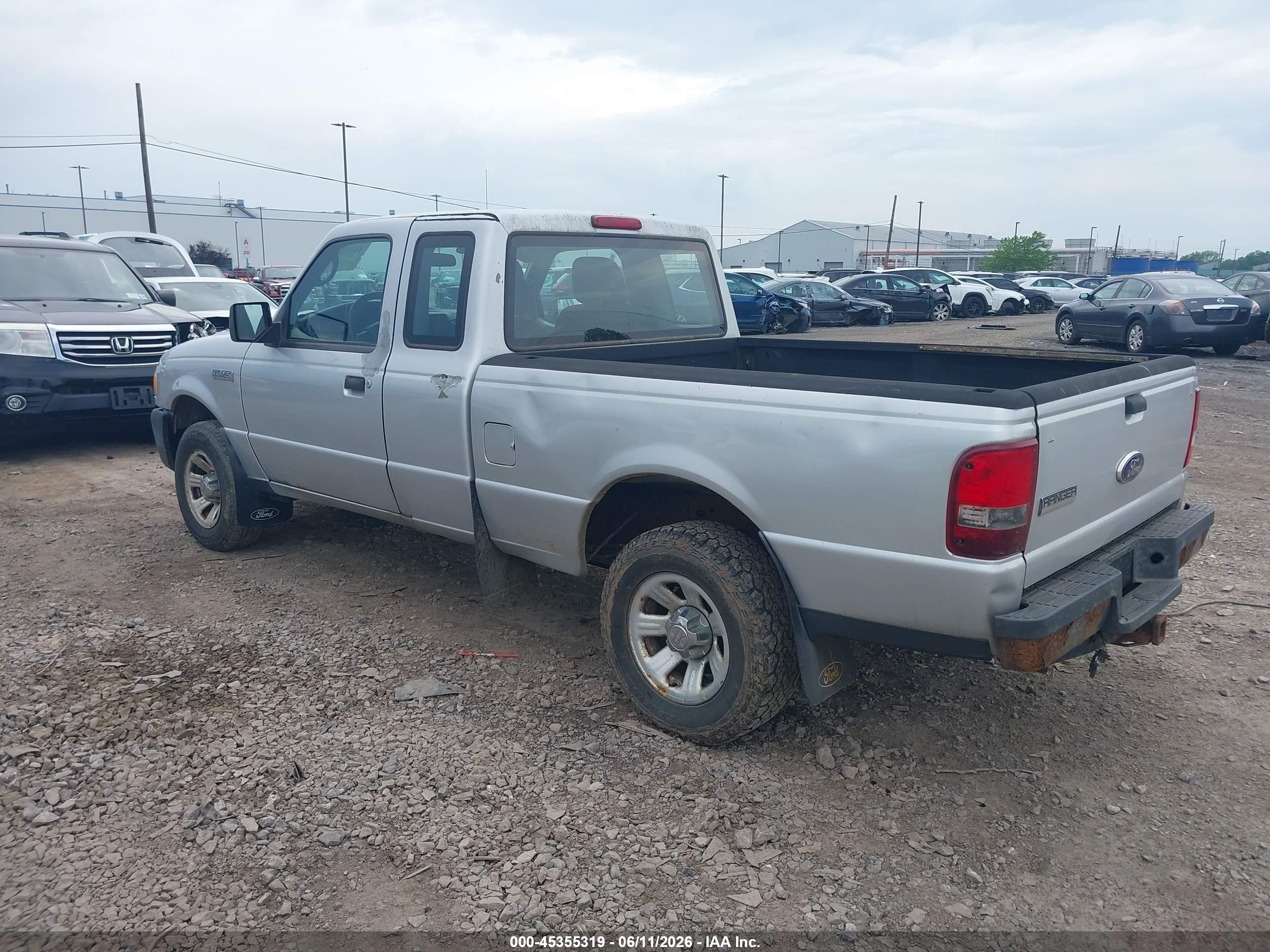 2010 Ford Ranger Xl/xlt Silver vin: 1FTKR1ED5APA63152