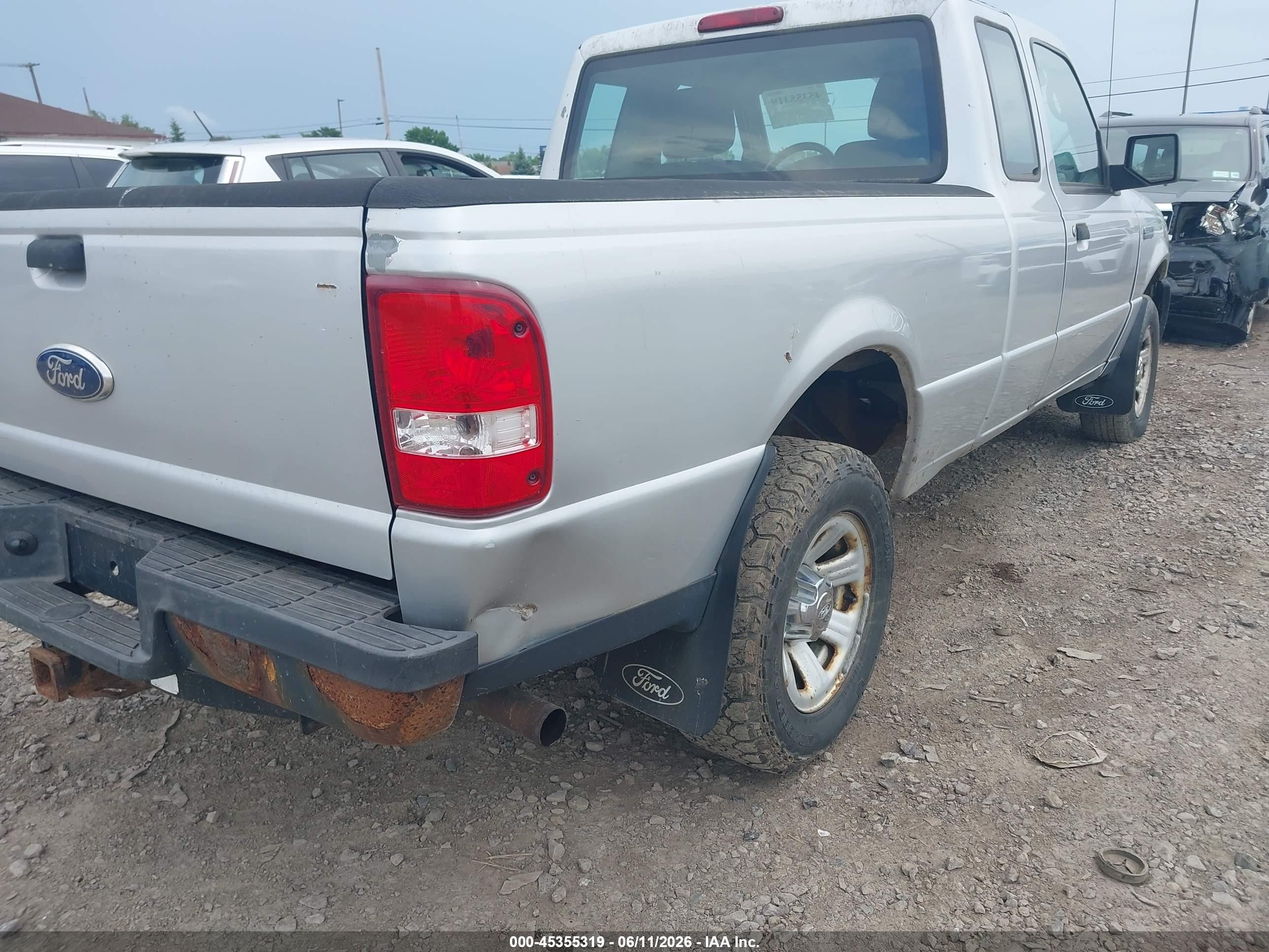 2010 Ford Ranger Xl/xlt Silver vin: 1FTKR1ED5APA63152