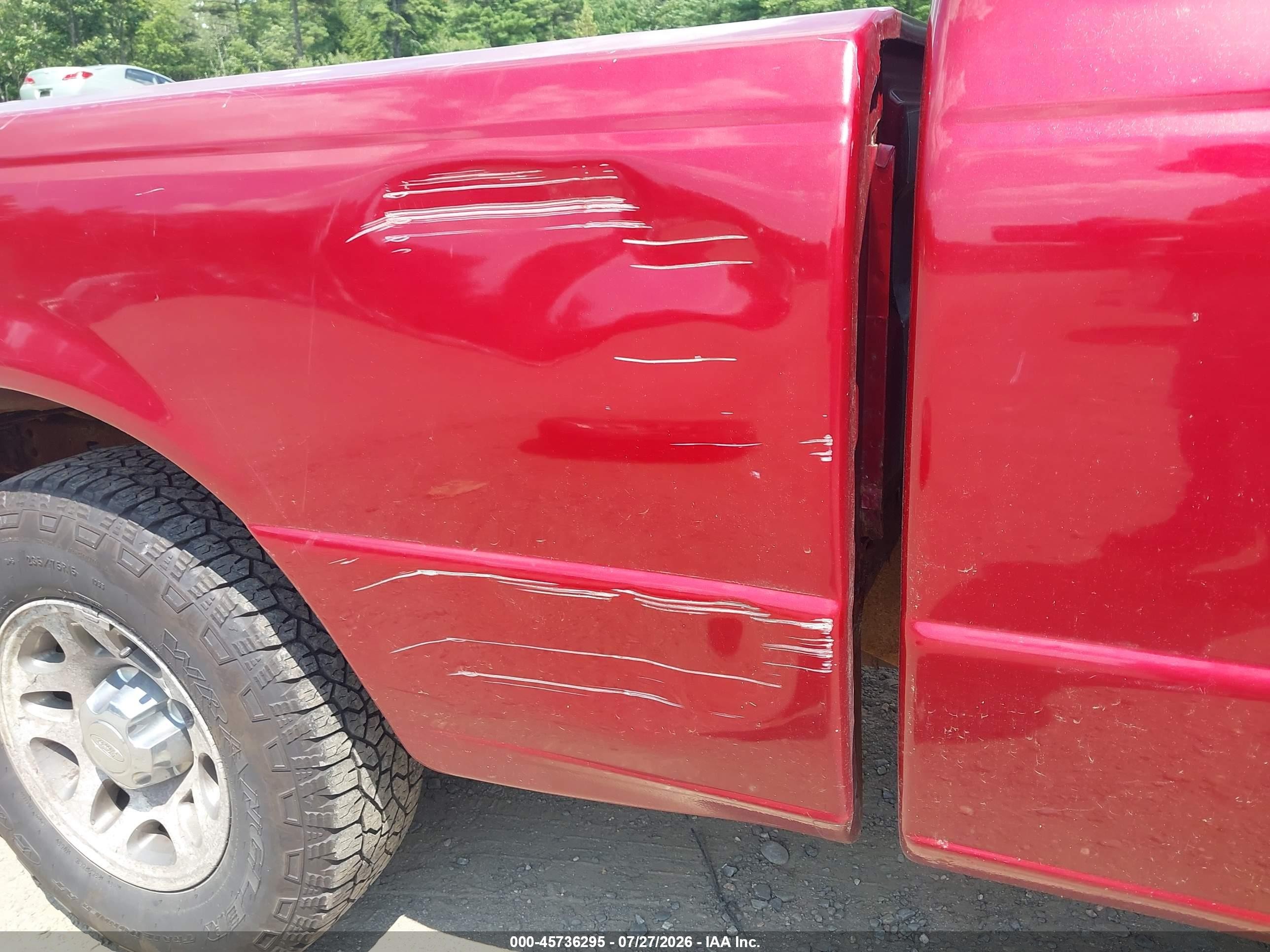 2011 Ford Ranger Xlt Maroon vin: 1FTKR1ED5BPA15409