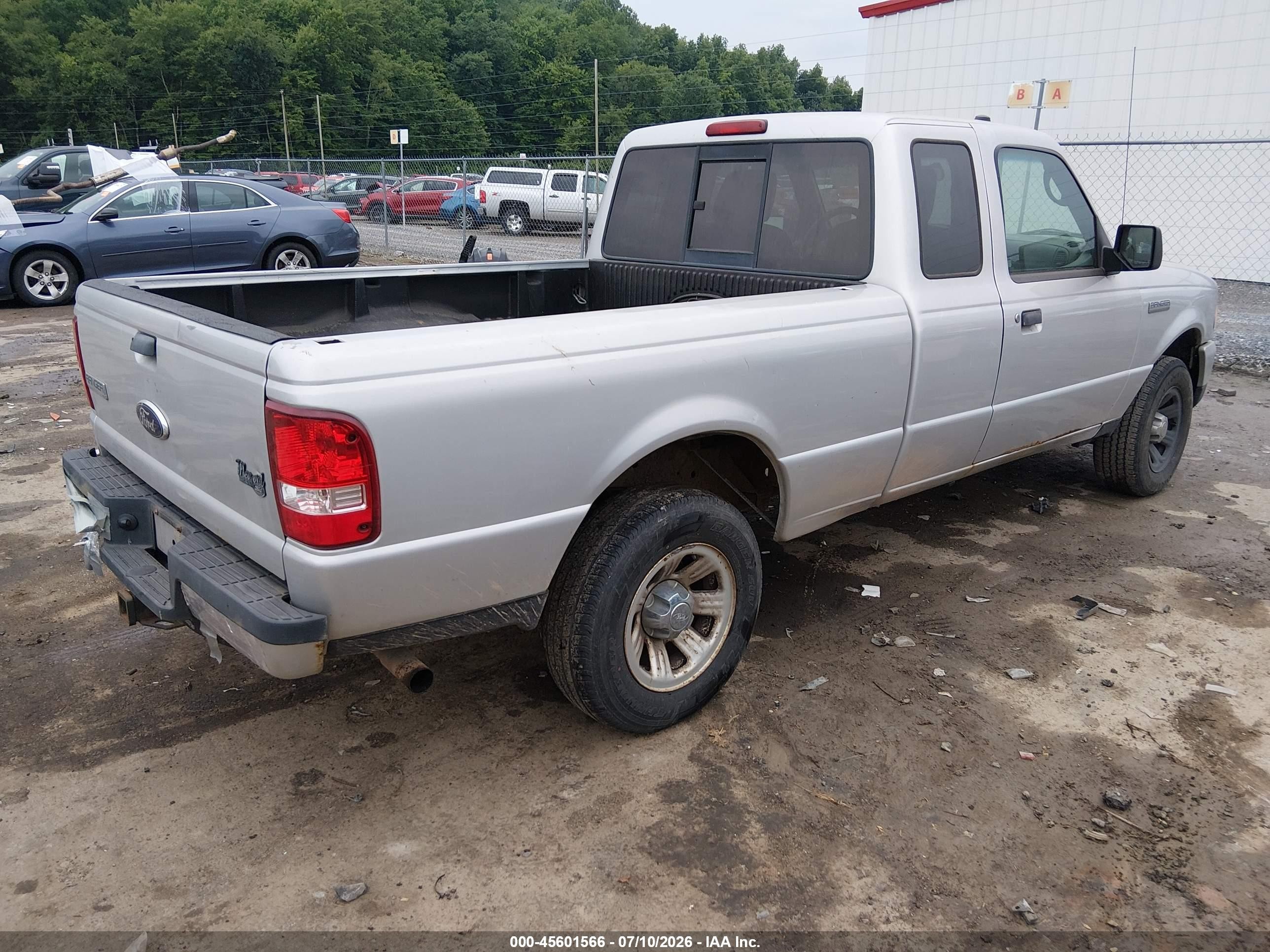 2010 Ford Ranger Xl/xlt Silver vin: 1FTKR1ED6APA35005