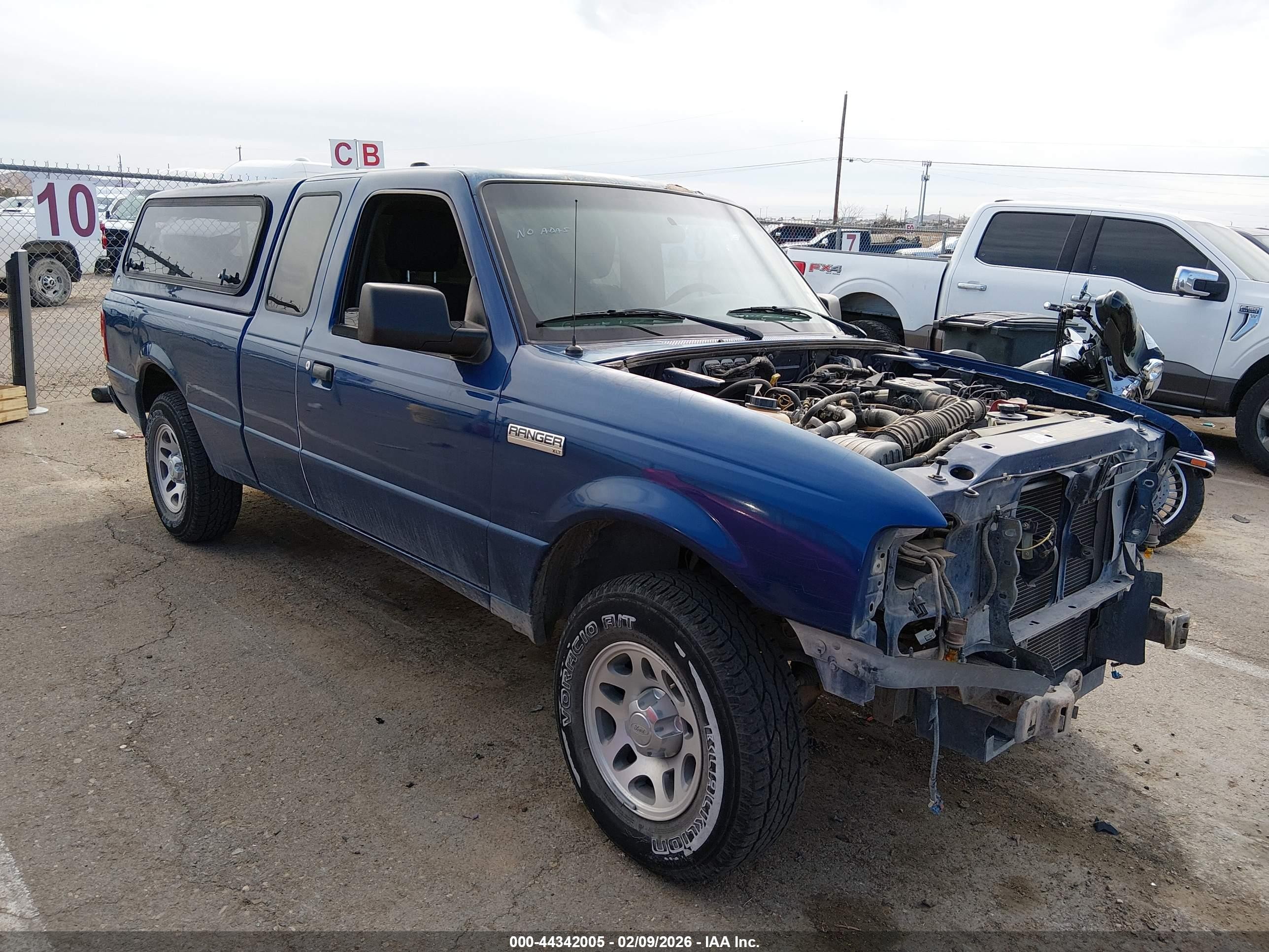 2011 Ford Ranger Xlt Blue vin: 1FTKR1ED6BPA66711