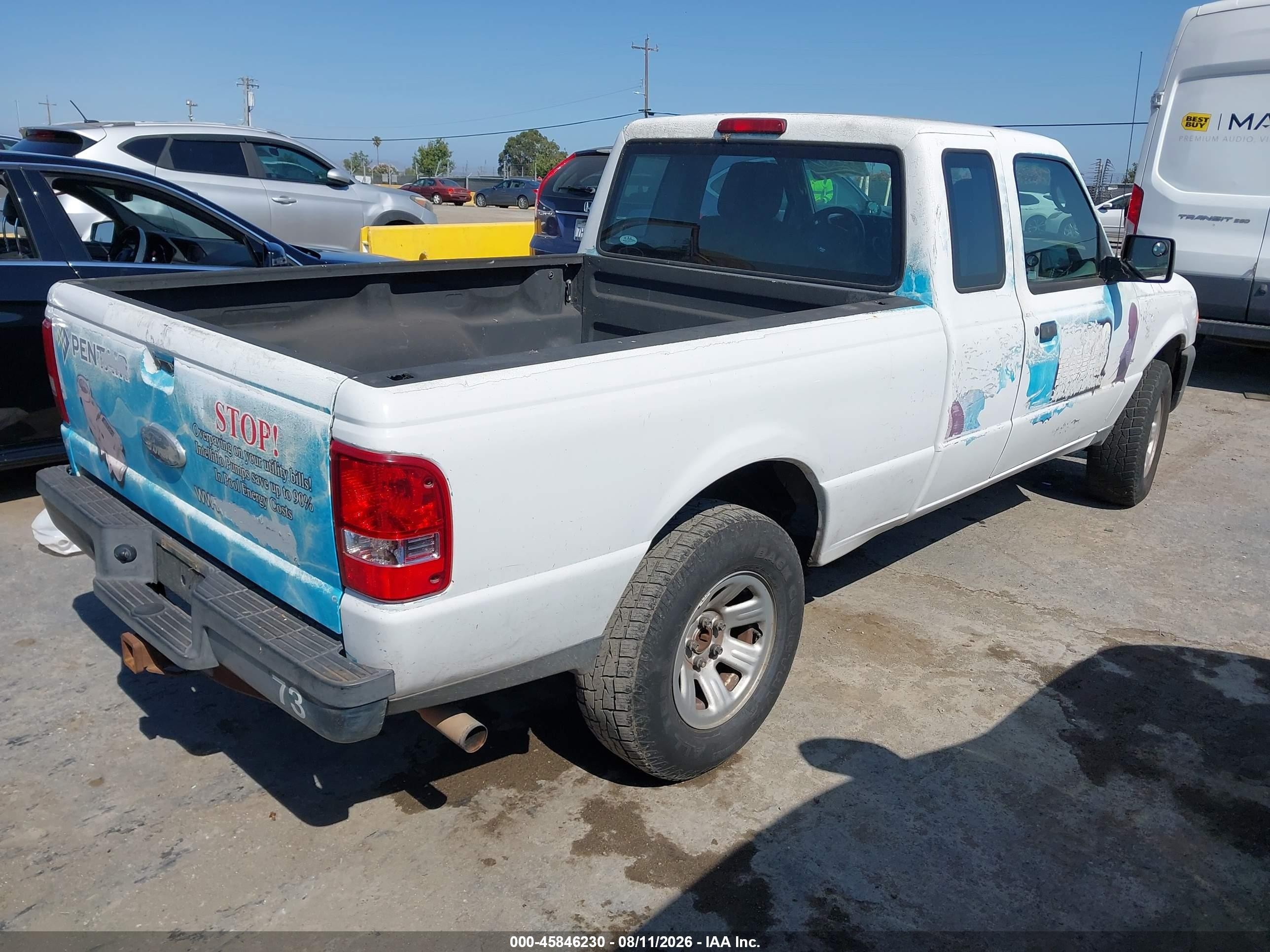 2010 Ford Ranger Xl/xlt White vin: 1FTKR1ED8APA42859