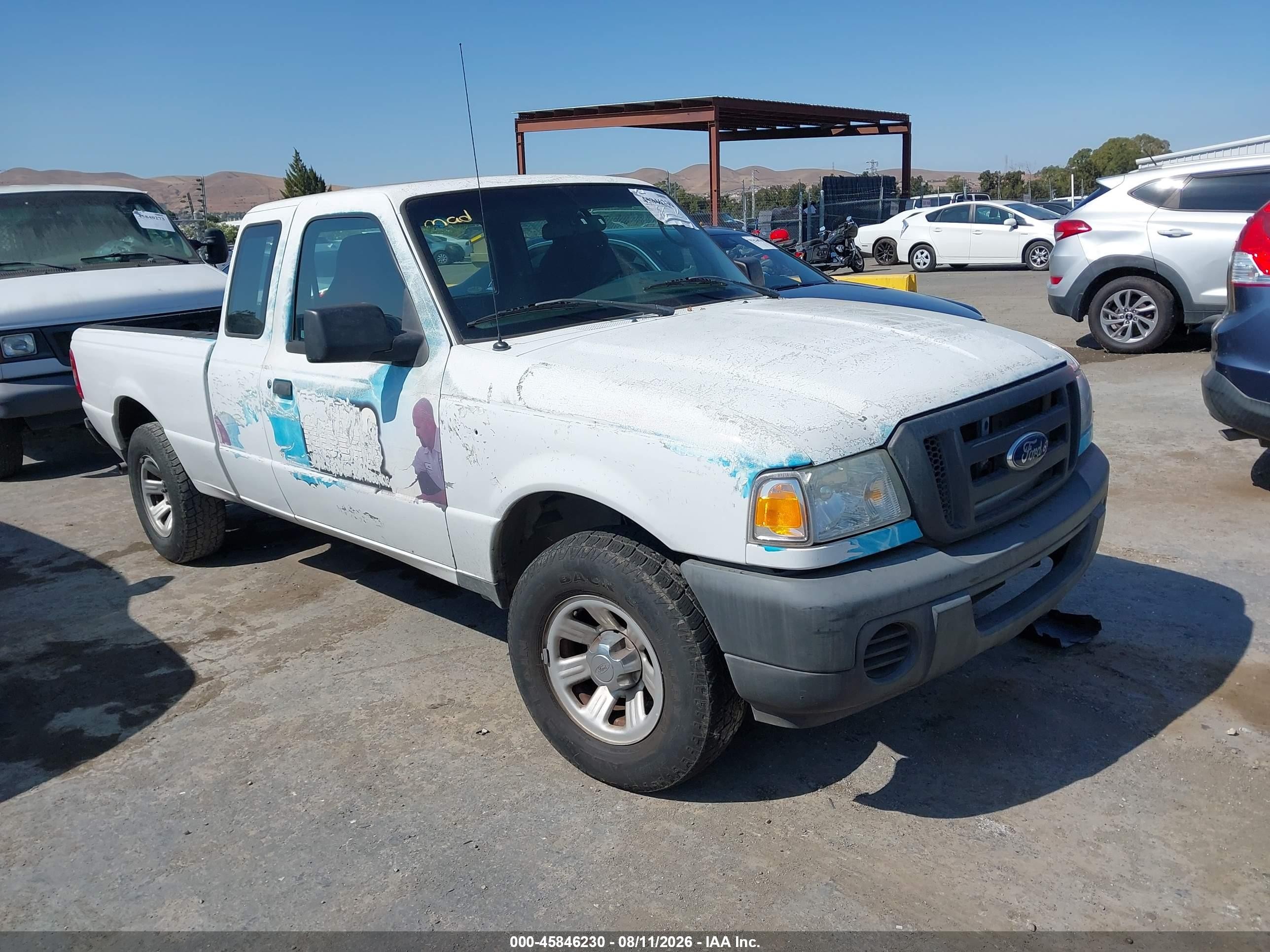 2010 Ford Ranger Xl/xlt White vin: 1FTKR1ED8APA42859