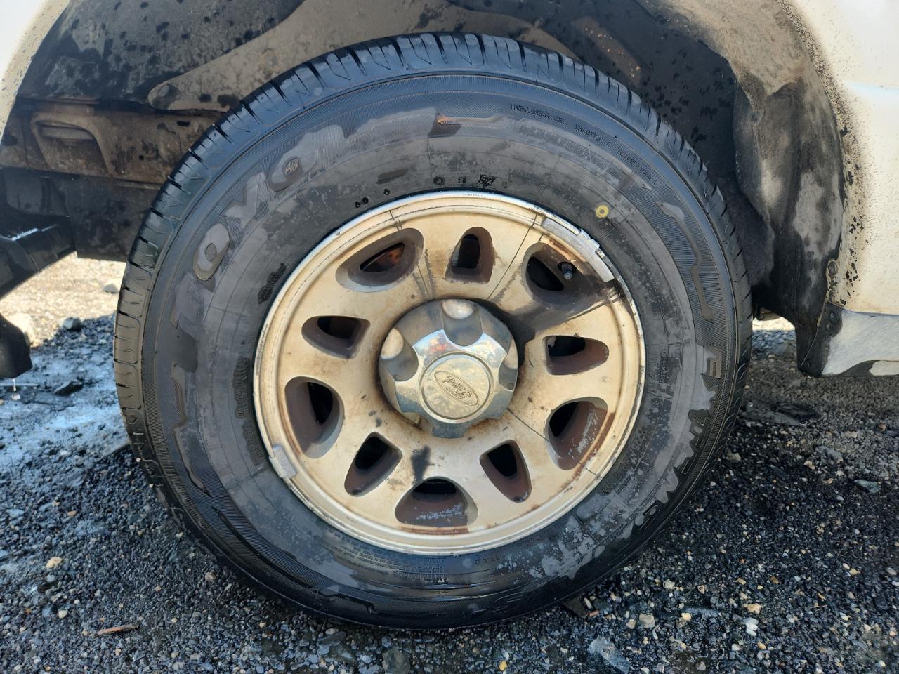 2011 Ford Ranger Super Cab White vin: 1FTKR1ED9BPA41544 Damage: Left Front Wheel, Rust, Repair Required
