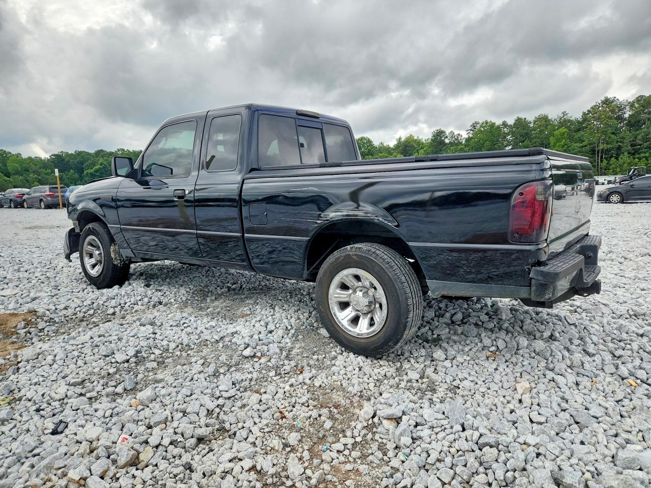 2011 Ford Ranger Super Cab Black vin: 1FTKR1ED9BPA63317
