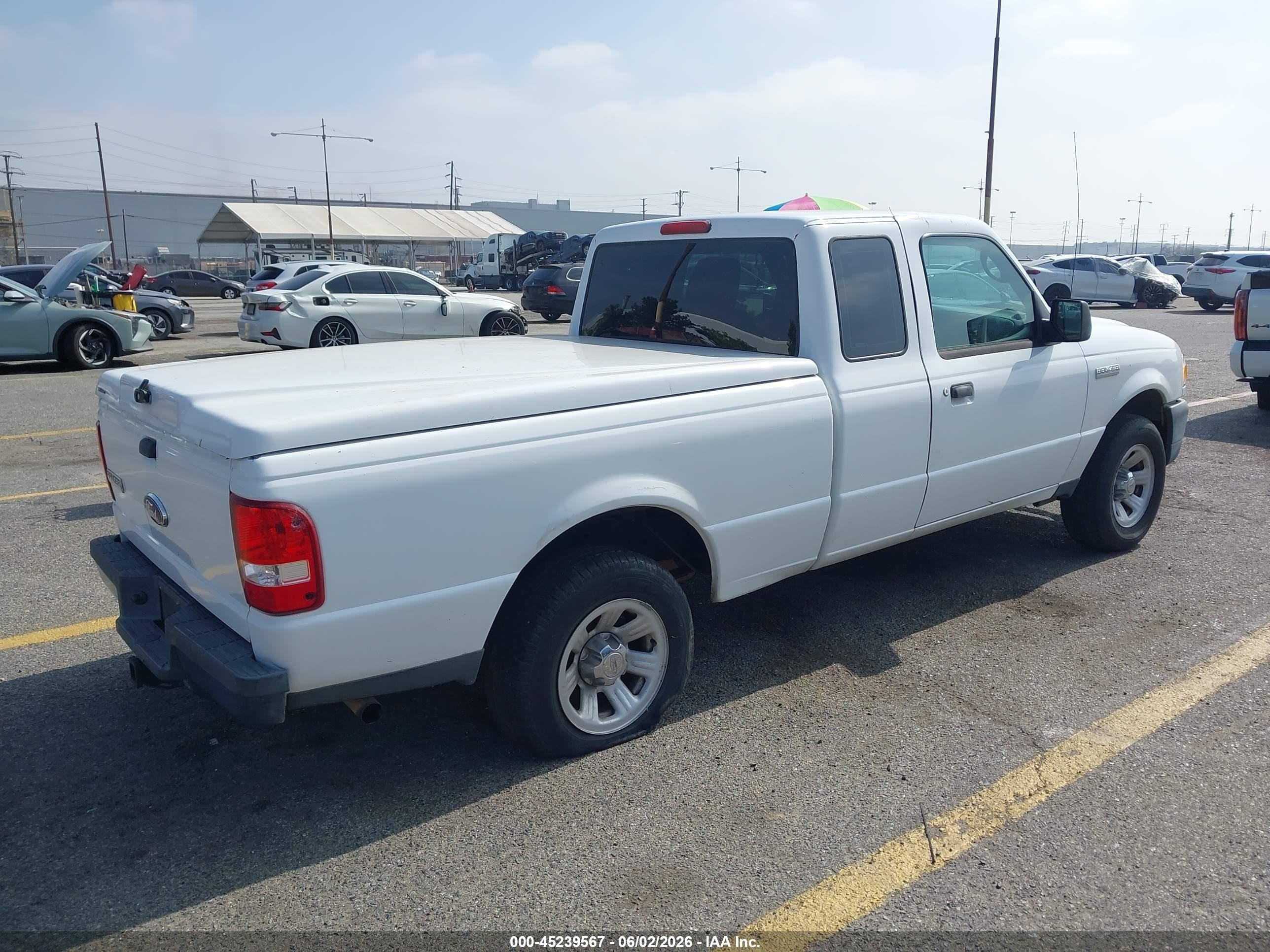 2010 Ford Ranger Xl/xlt White vin: 1FTKR1EDOAPA47764