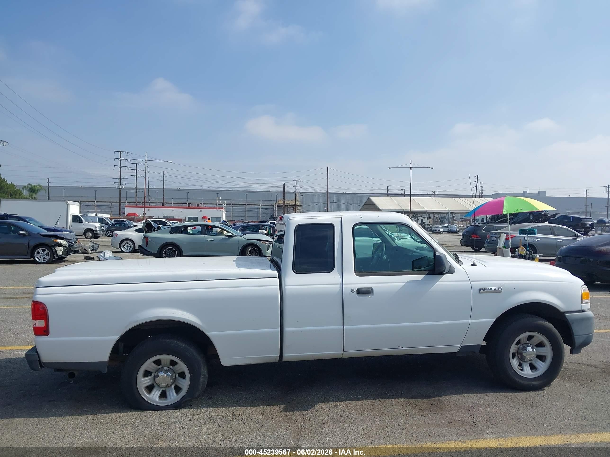 2010 Ford Ranger Xl/xlt White vin: 1FTKR1EDOAPA47764
