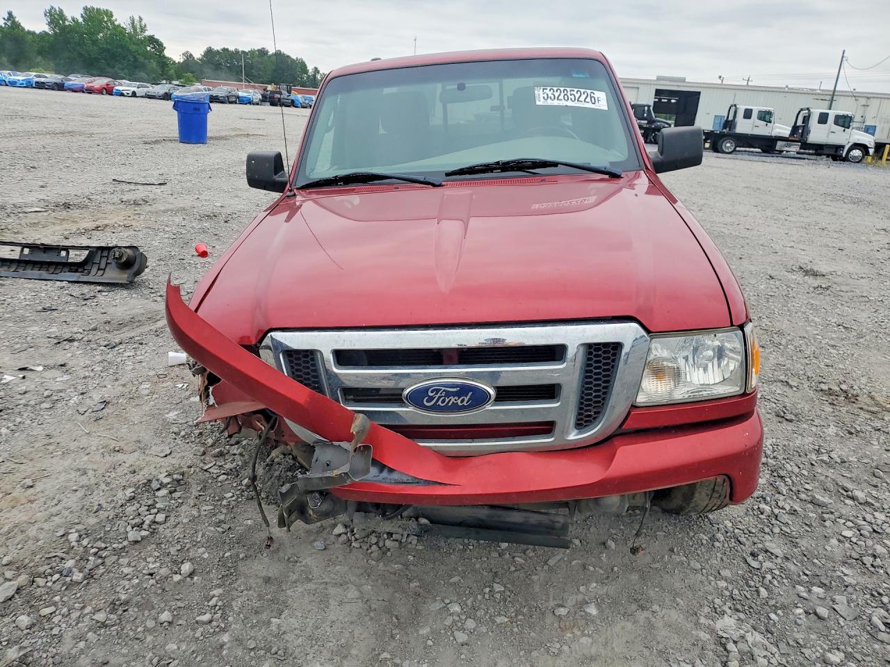 2011 Ford Ranger Super Cab Red vin: 1FTKR1EE1BPB13197