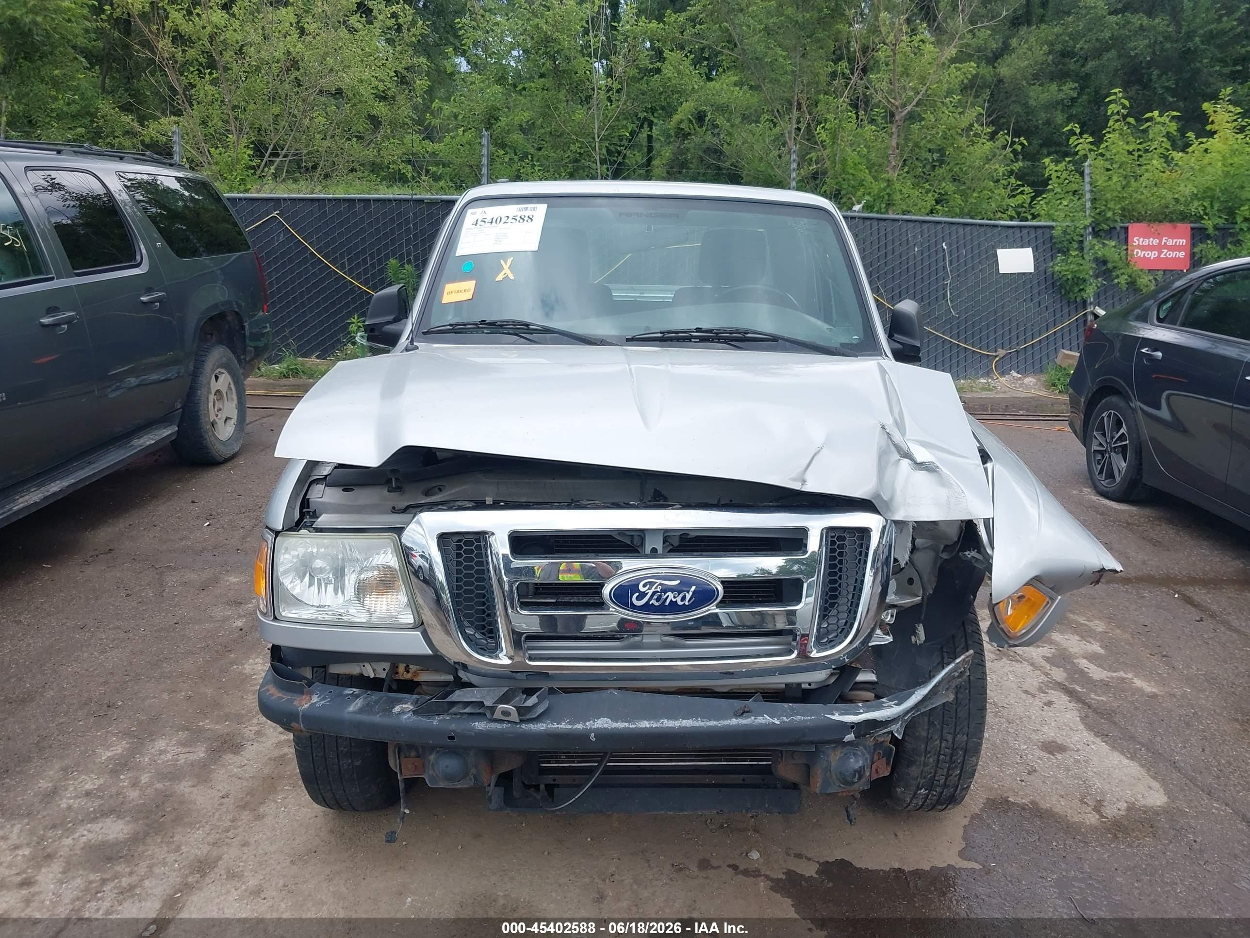 2010 Ford Ranger Sport/xl/xlt Silver vin: 1FTKR1EE5APA19127