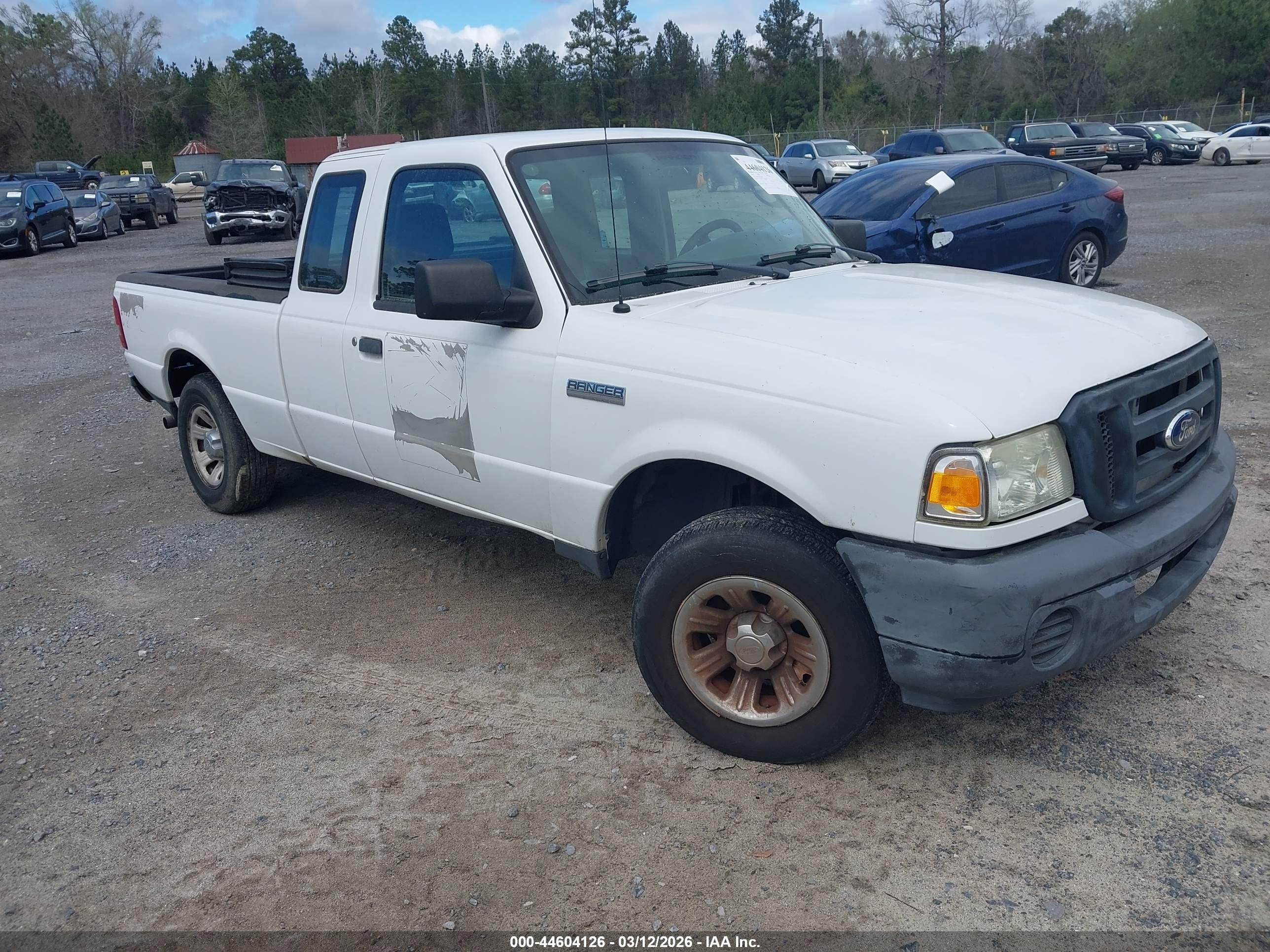 2010 Ford Ranger Sport/xl/xlt White vin: 1FTKR1EE6APA61886