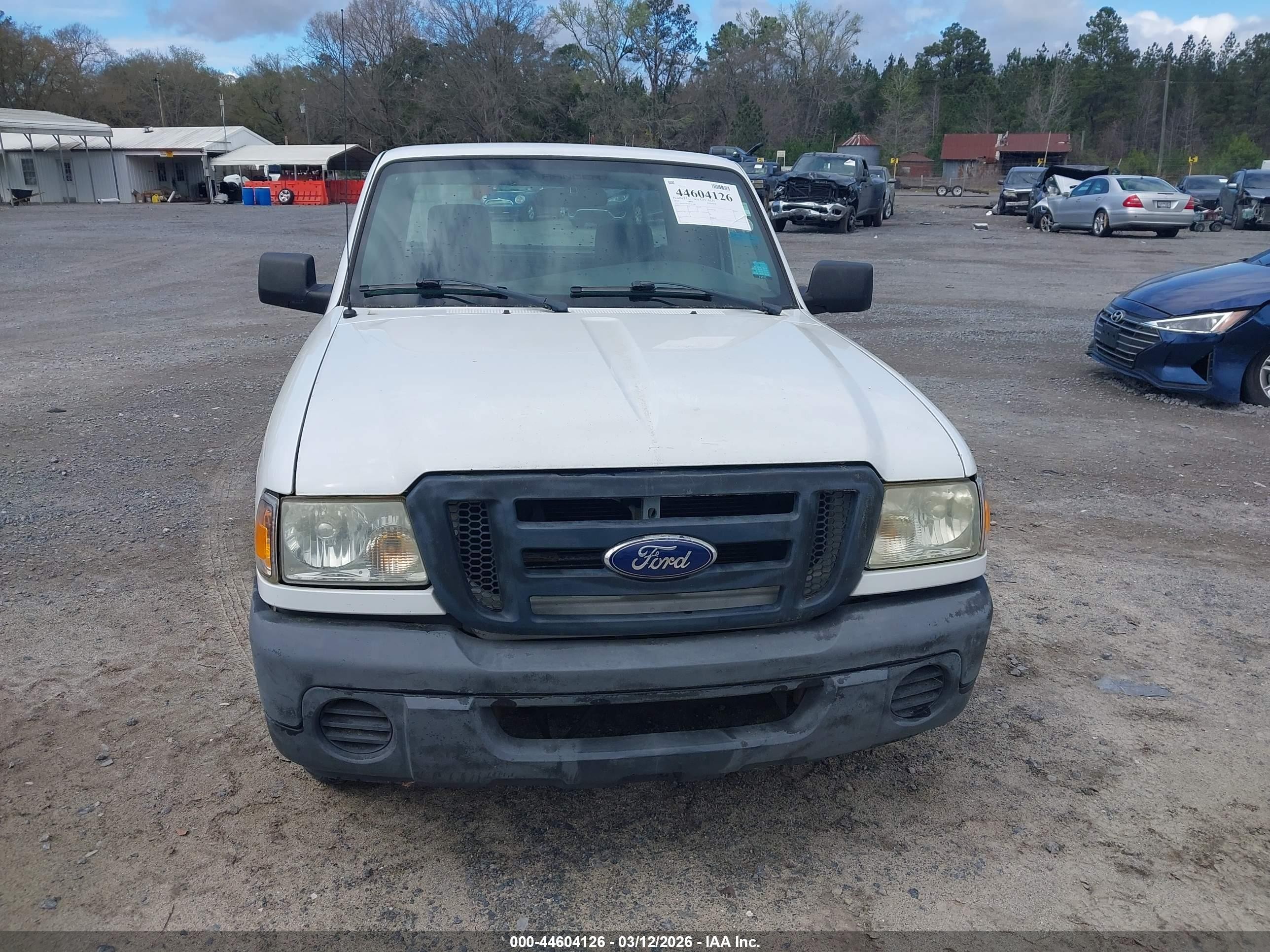 2010 Ford Ranger Sport/xl/xlt White vin: 1FTKR1EE6APA61886