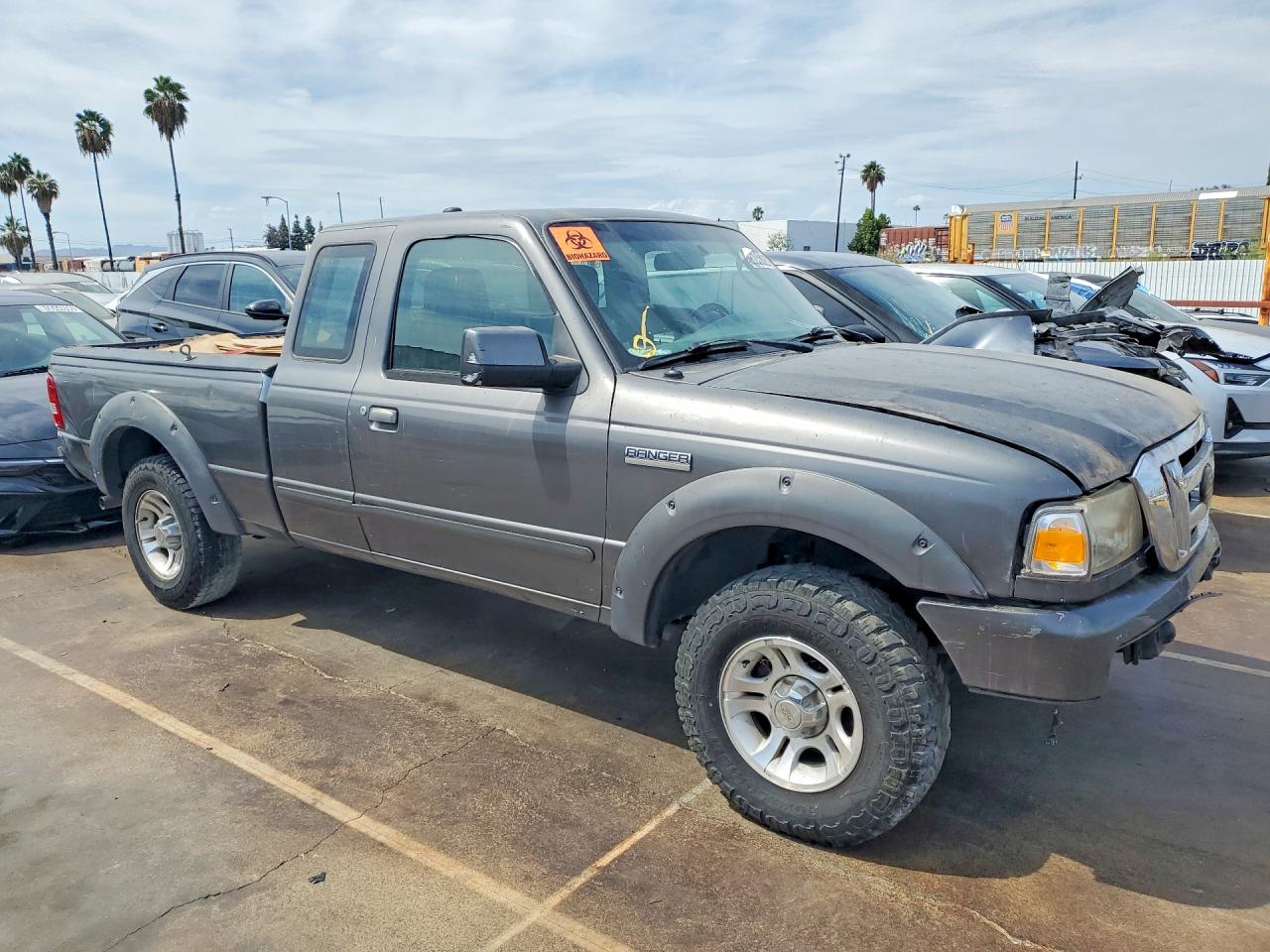 2011 Ford Ranger Super Cab Gray vin: 1FTKR1EE6BPA29554