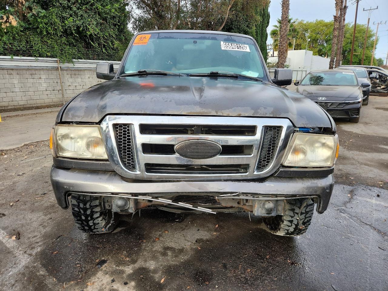 2011 Ford Ranger Super Cab Gray vin: 1FTKR1EE6BPA29554