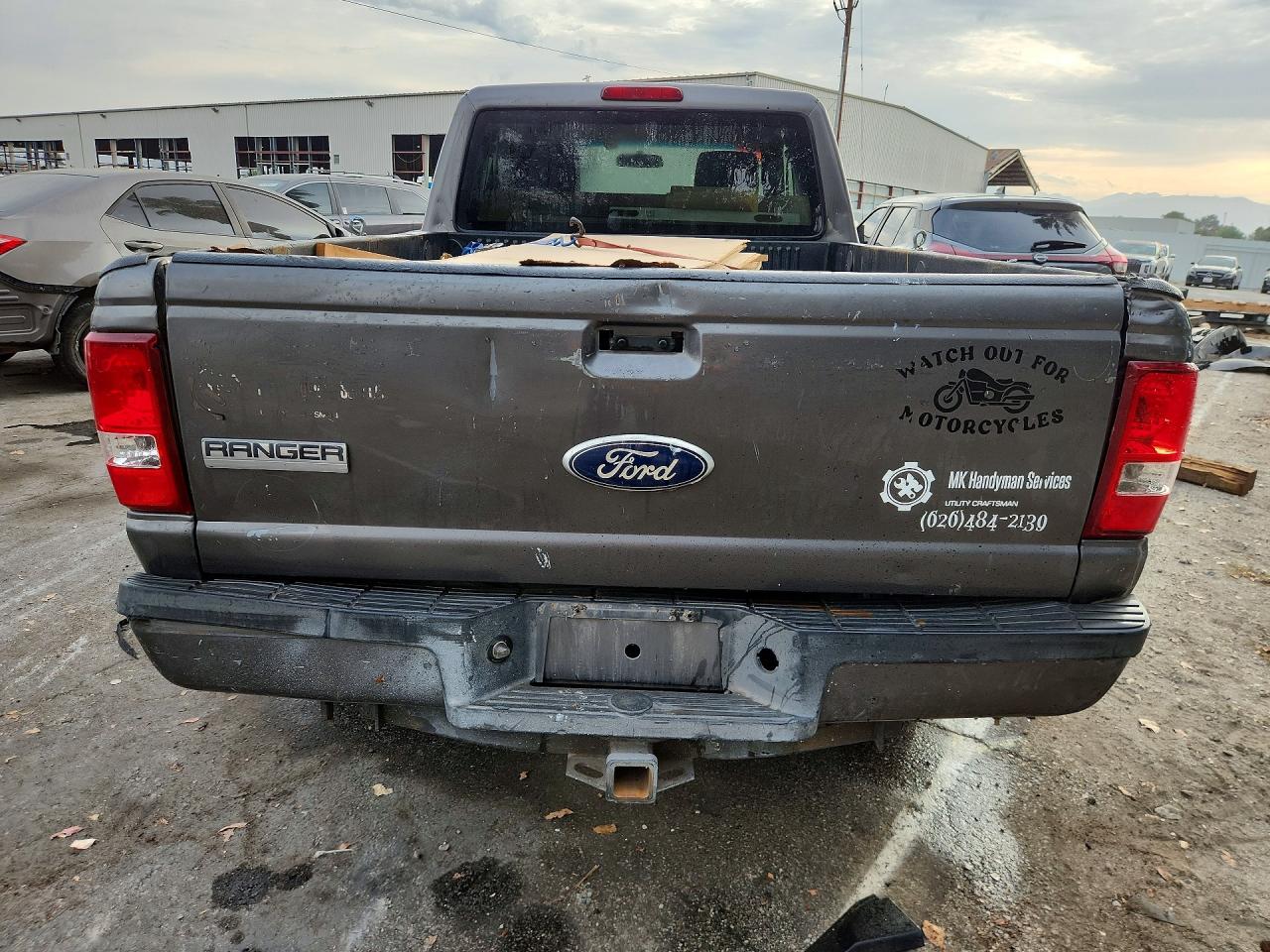 2011 Ford Ranger Super Cab Gray vin: 1FTKR1EE6BPA29554
