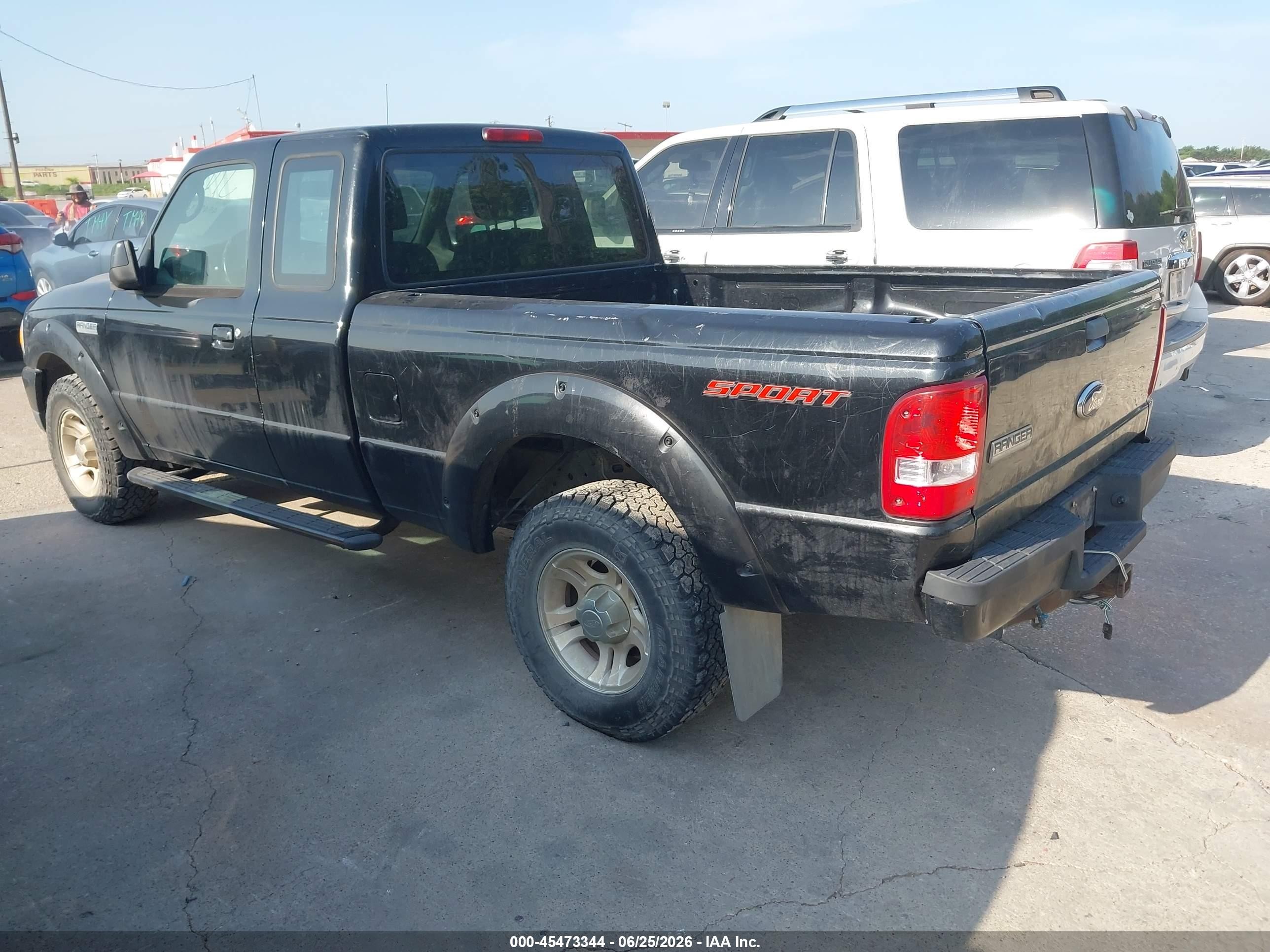 2011 Ford Ranger Sport Черный vin: 1FTKR1EE7BPA79279