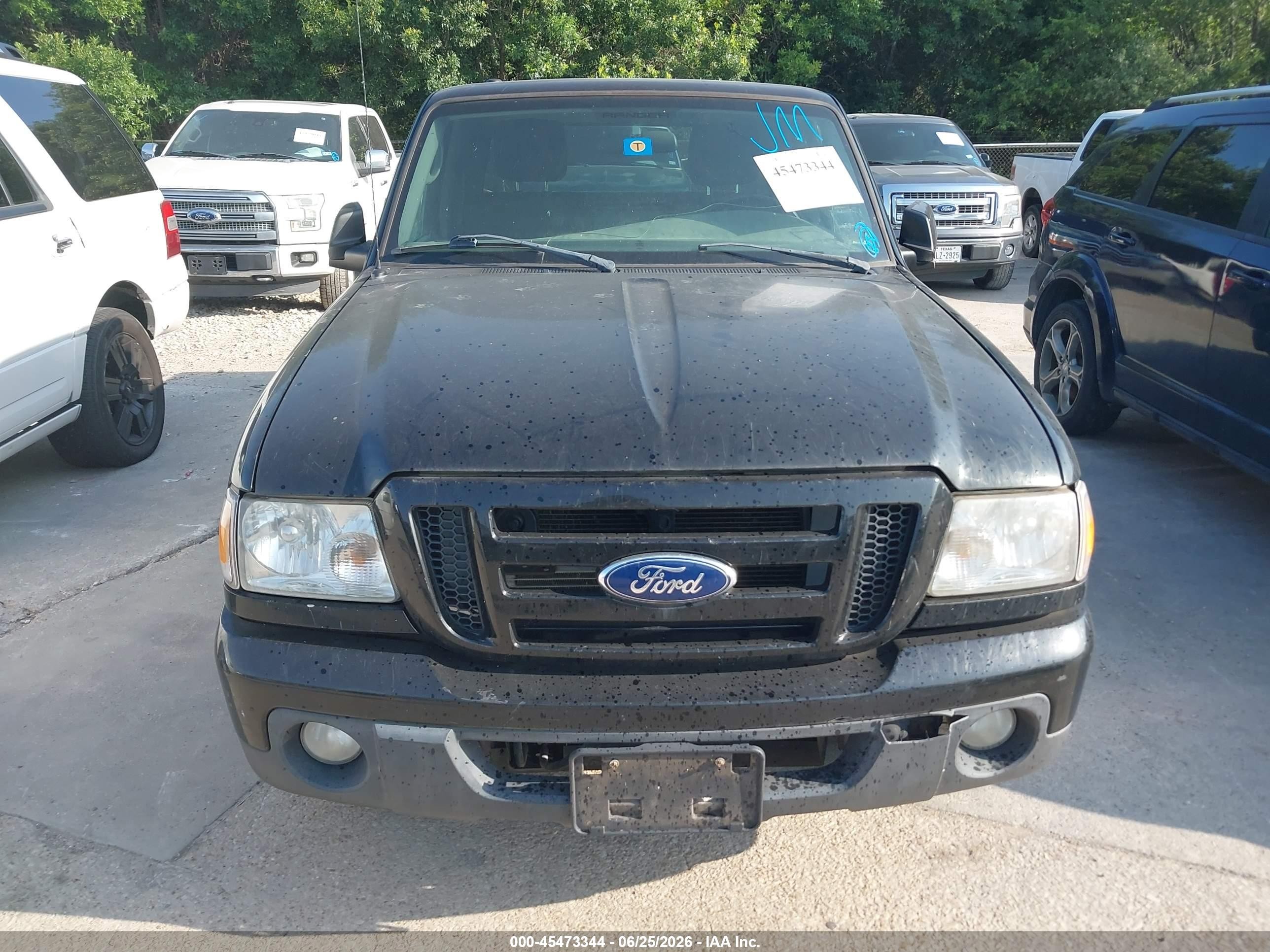 2011 Ford Ranger Sport Черный vin: 1FTKR1EE7BPA79279
