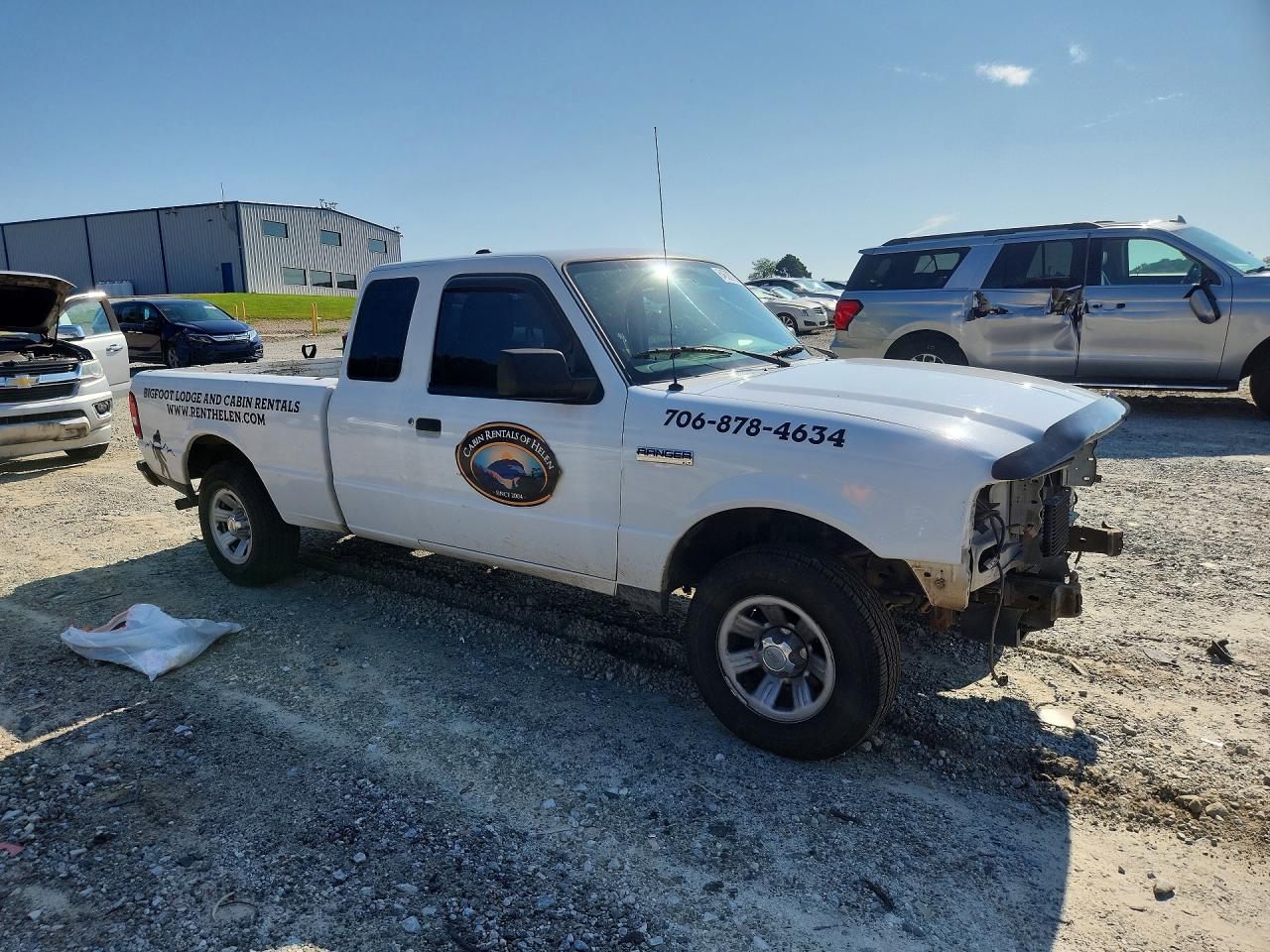 2011 Ford Ranger Super Cab White vin: 1FTKR1EE9BPB16932