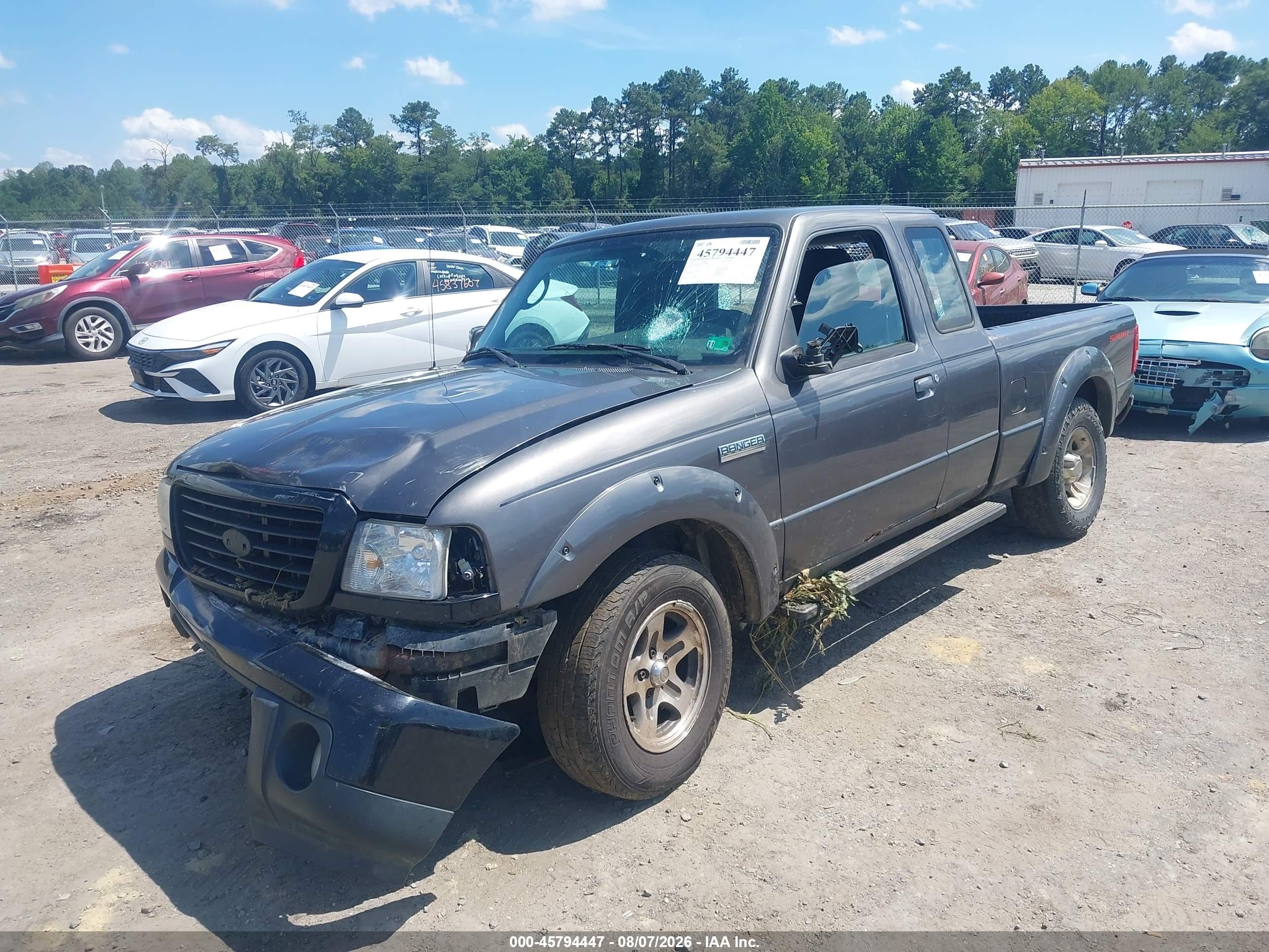 2010 Ford Ranger Sport/xl/xlt Gray vin: 1FTKR1EEXAPA09872