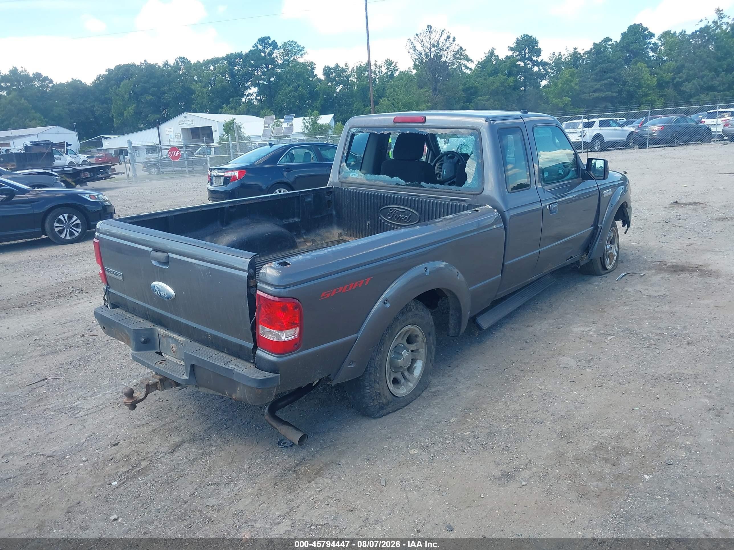 2010 Ford Ranger Sport/xl/xlt Gray vin: 1FTKR1EEXAPA09872