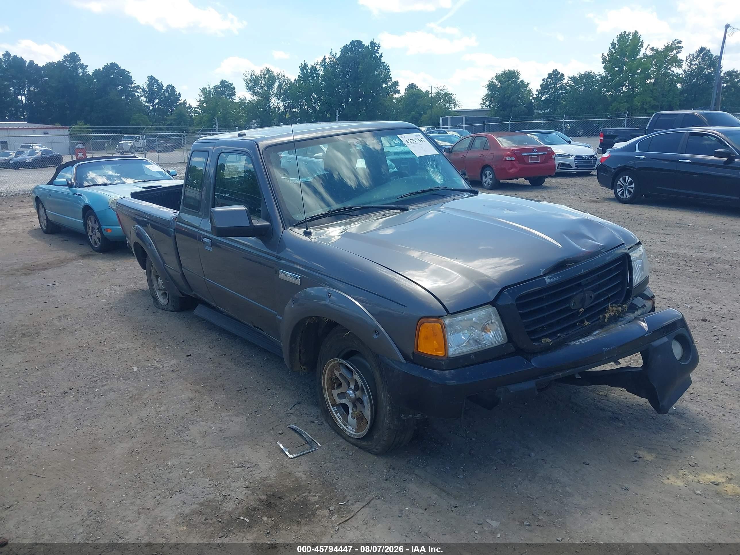2010 Ford Ranger Sport/xl/xlt Gray vin: 1FTKR1EEXAPA09872