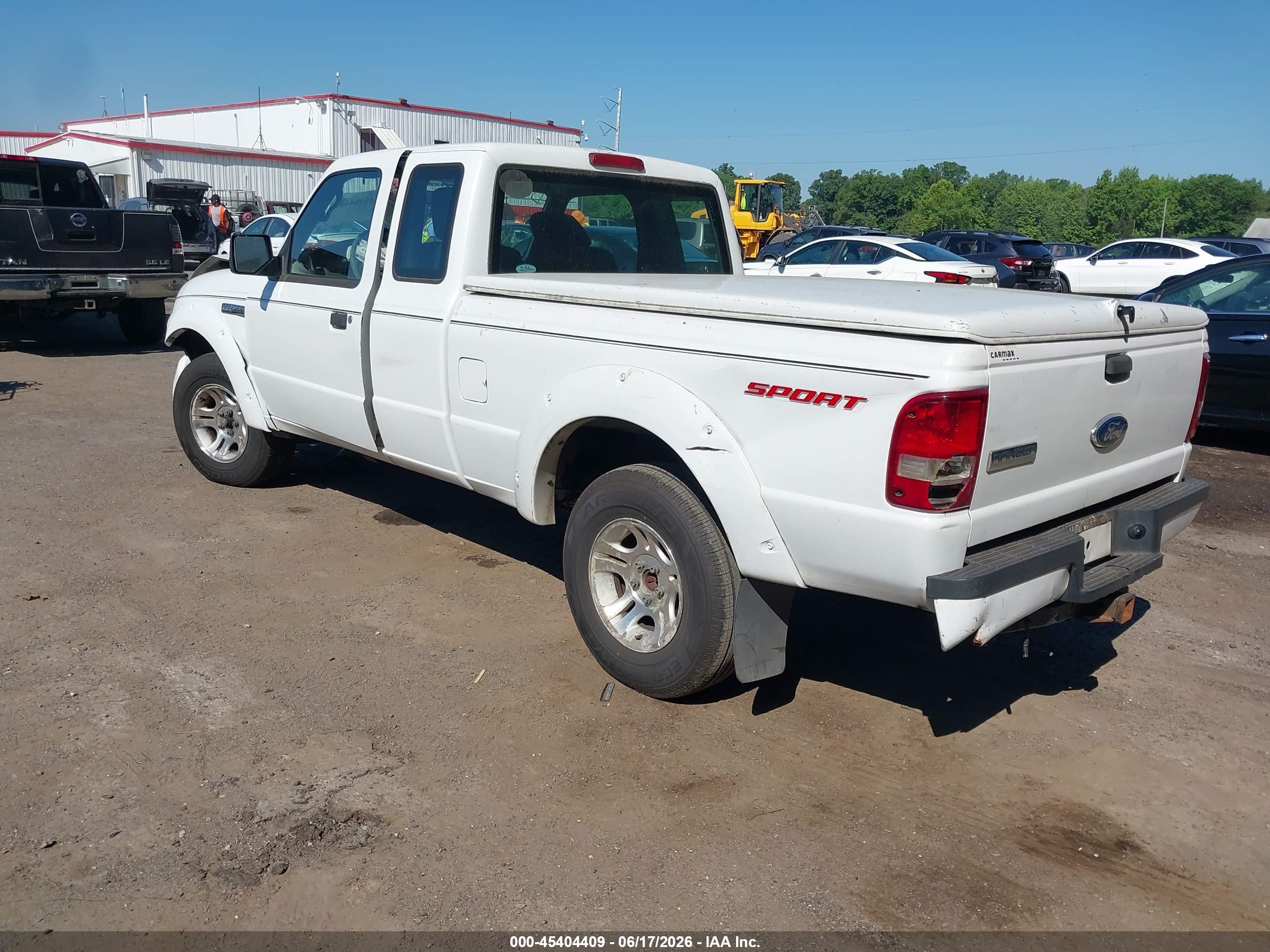 2010 Ford Ranger   White vin: 1FTKR1EEXAPA65164