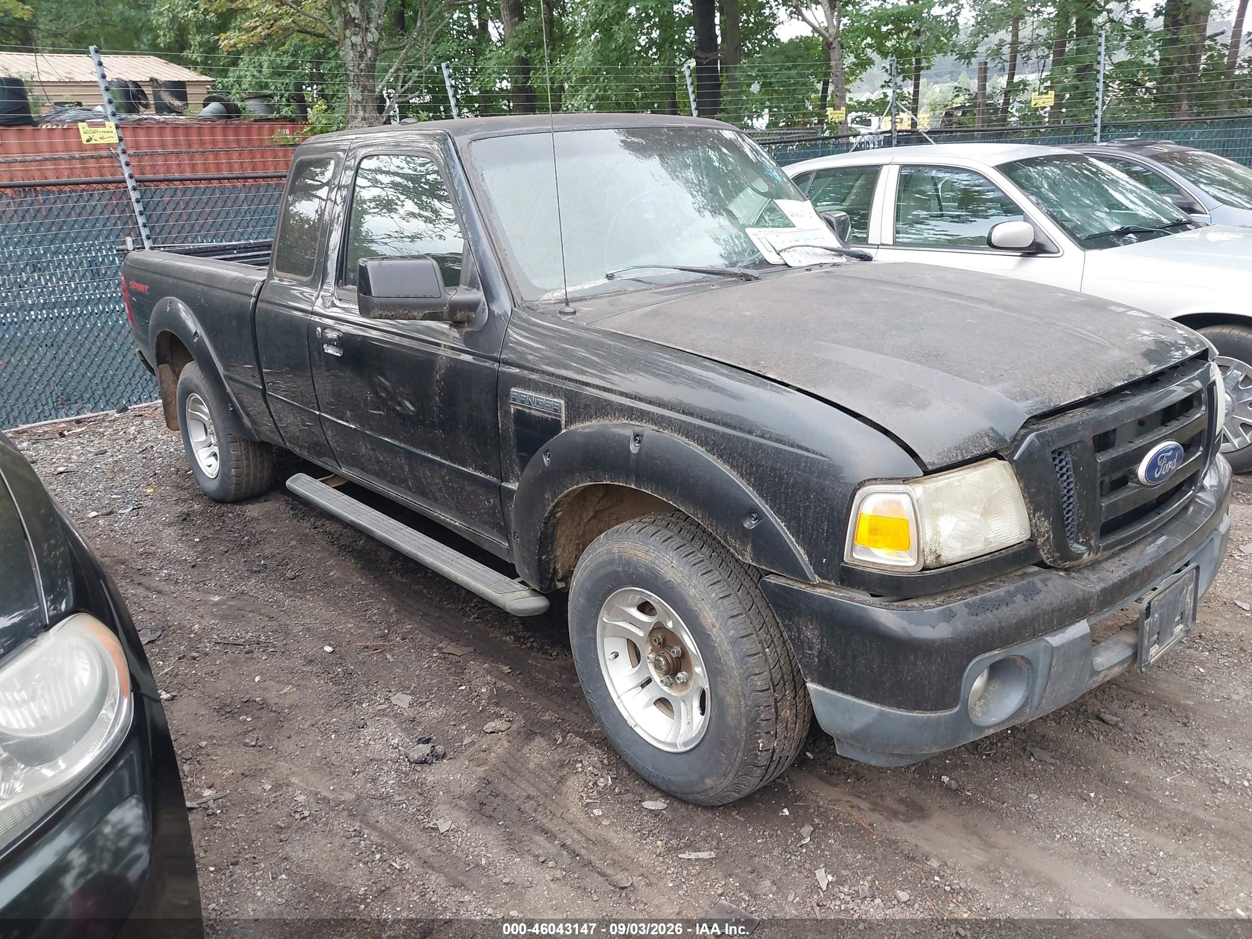 2010 Ford Ranger Sport/xl/xlt Black vin: 1FTKR1EEXAPA70199