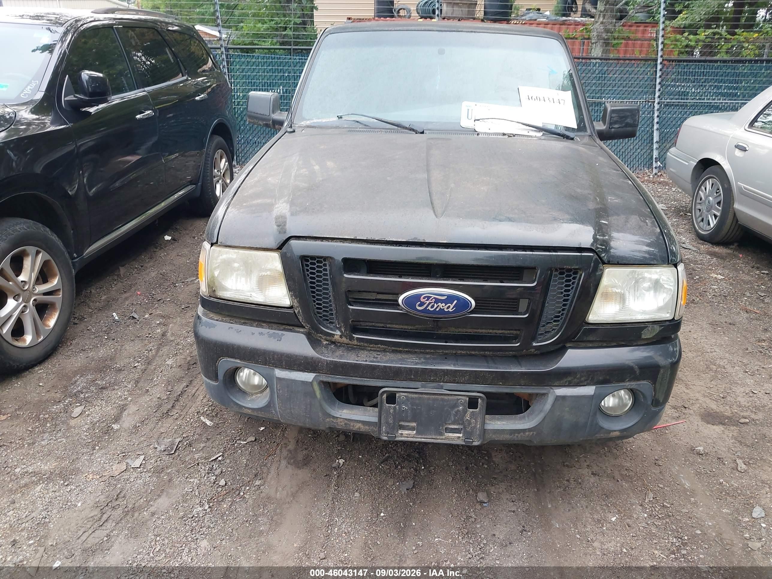 2010 Ford Ranger Sport/xl/xlt Black vin: 1FTKR1EEXAPA70199