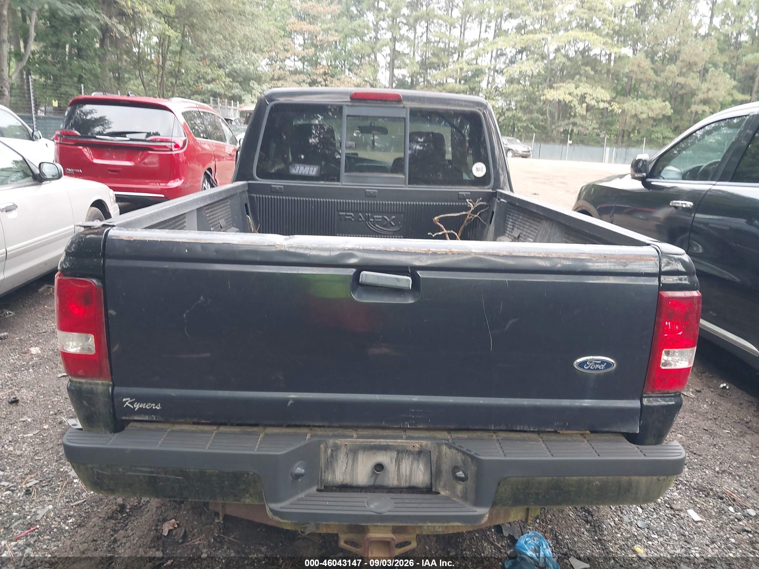 2010 Ford Ranger Sport/xl/xlt Black vin: 1FTKR1EEXAPA70199