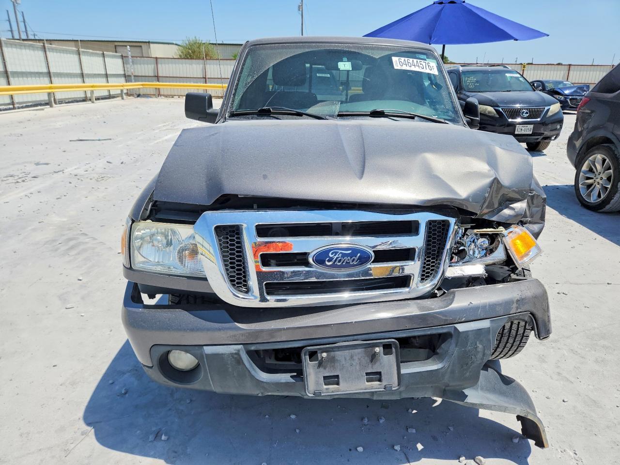 2011 Ford Ranger Super Cab Gray vin: 1FTKR1EEXBPB15093