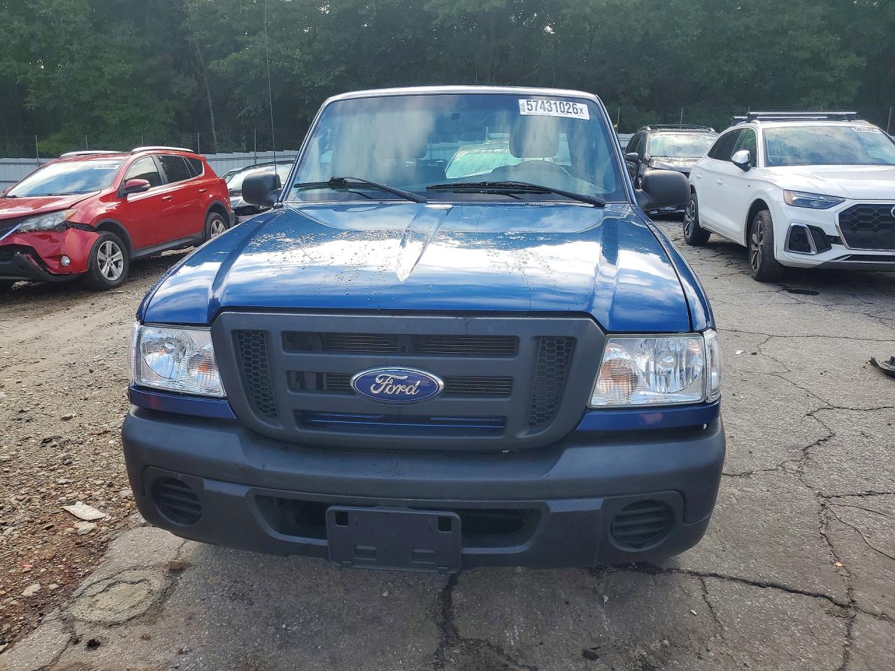 2011 Ford Ranger Super Cab Blue vin: 1FTKR4ED0BPA27050