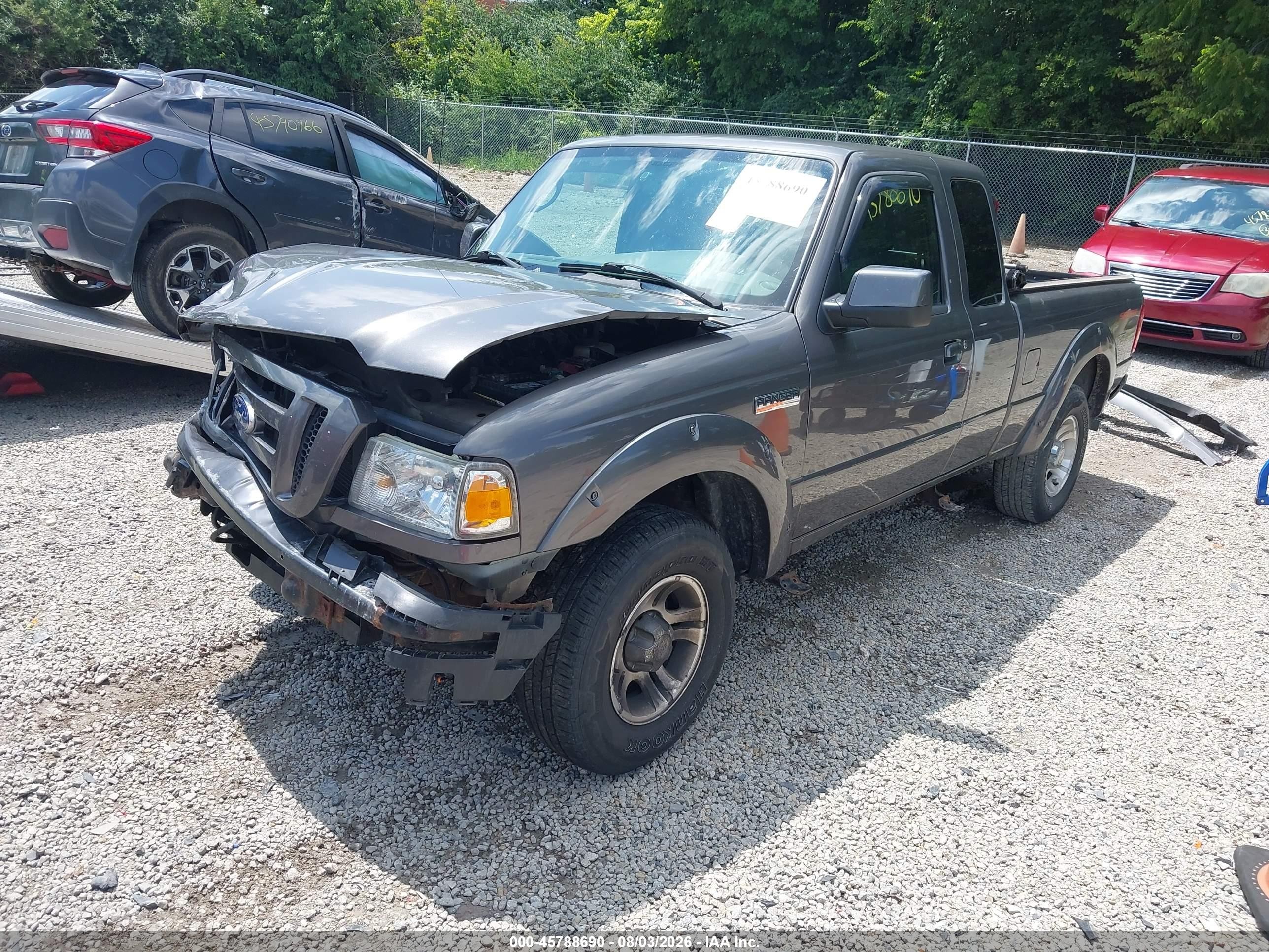 2011 Ford Ranger Sport Gray vin: 1FTKR4EE0BPA45945
