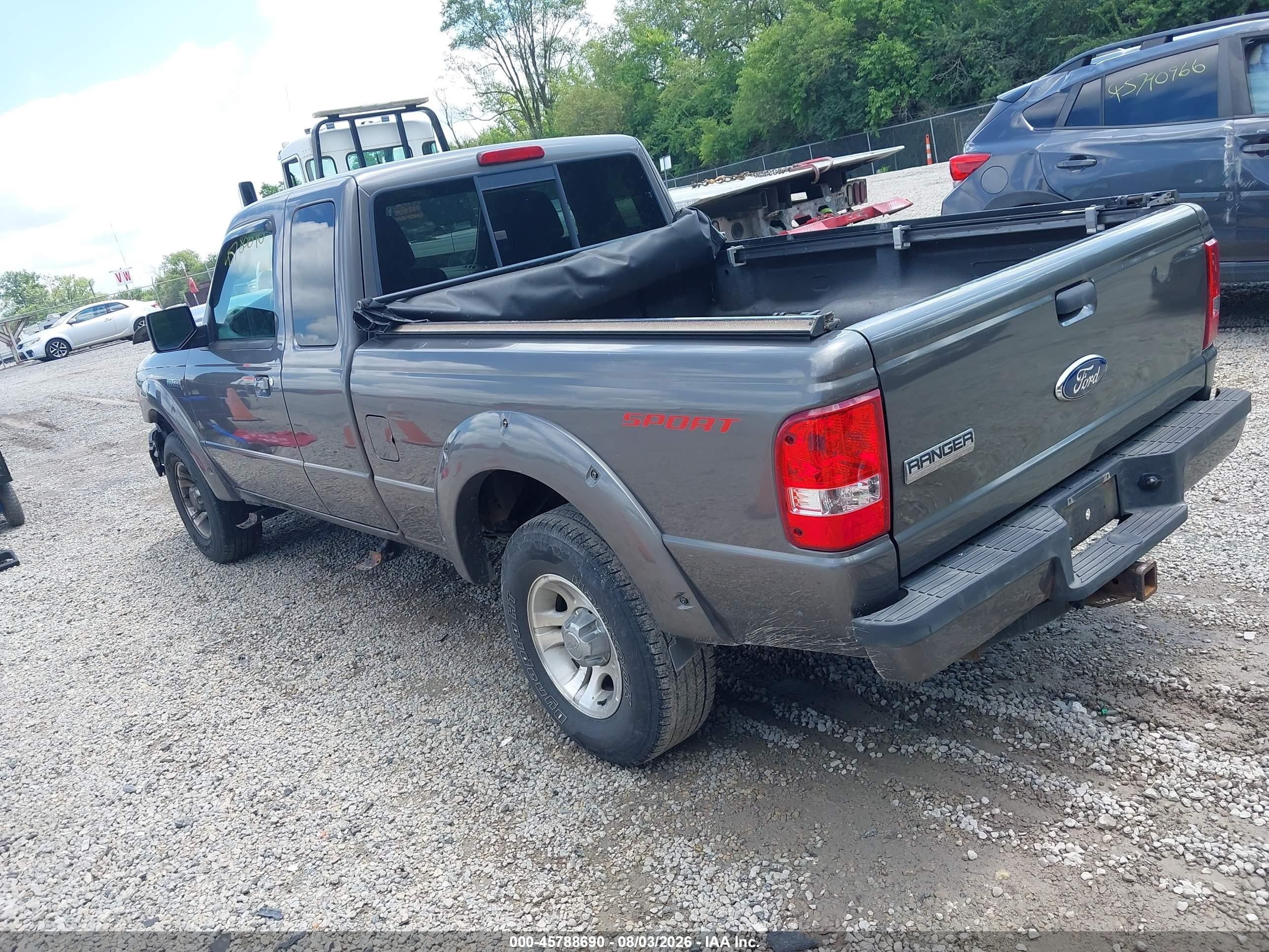 2011 Ford Ranger Sport Gray vin: 1FTKR4EE0BPA45945