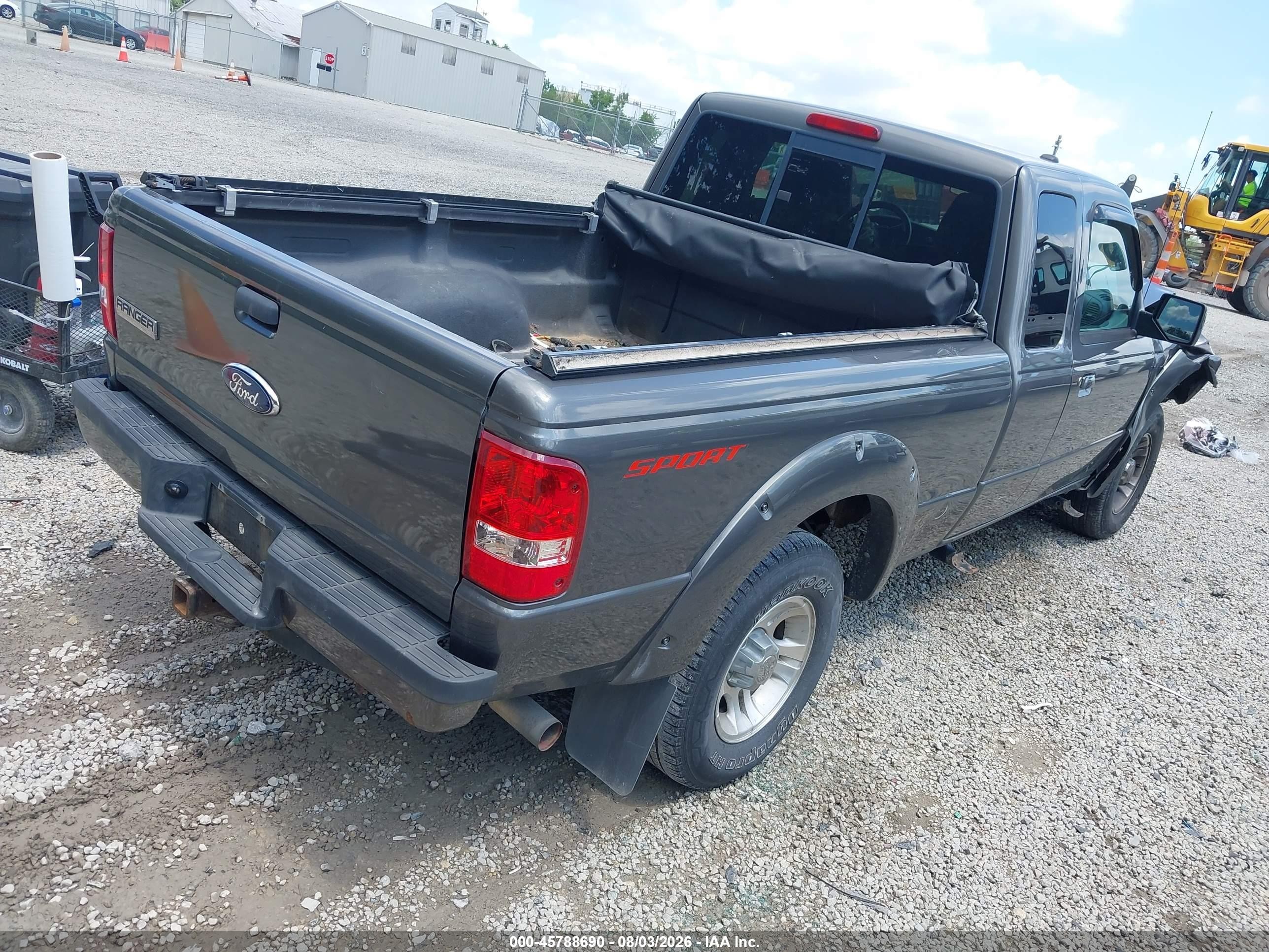 2011 Ford Ranger Sport Gray vin: 1FTKR4EE0BPA45945