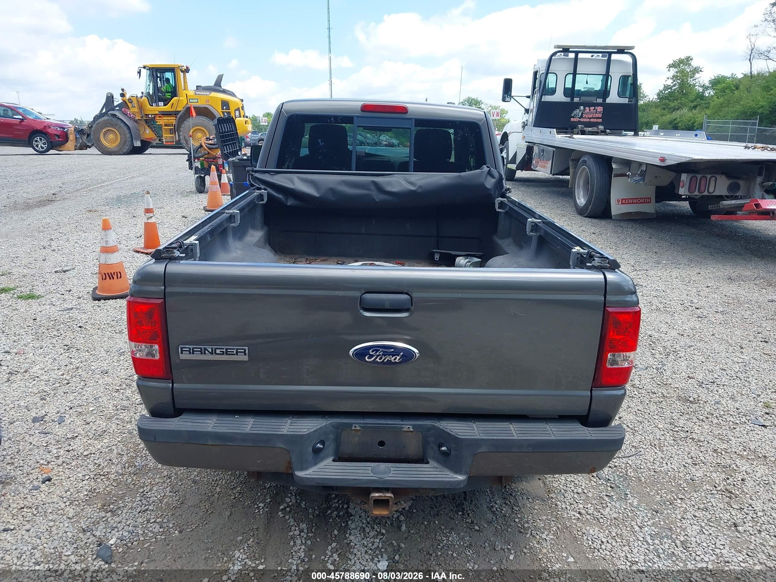 2011 Ford Ranger Sport Gray vin: 1FTKR4EE0BPA45945