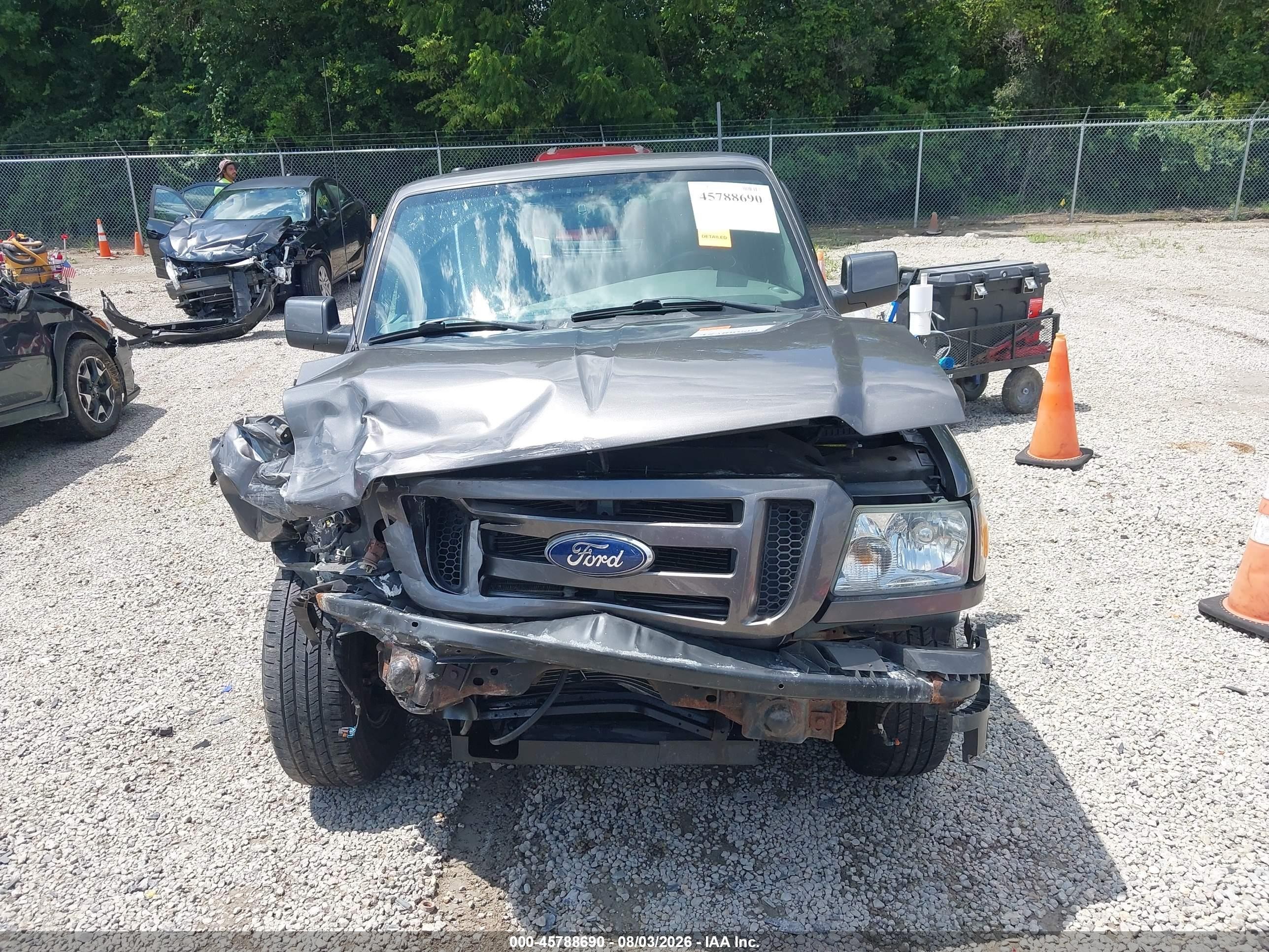 2011 Ford Ranger Sport Gray vin: 1FTKR4EE0BPA45945